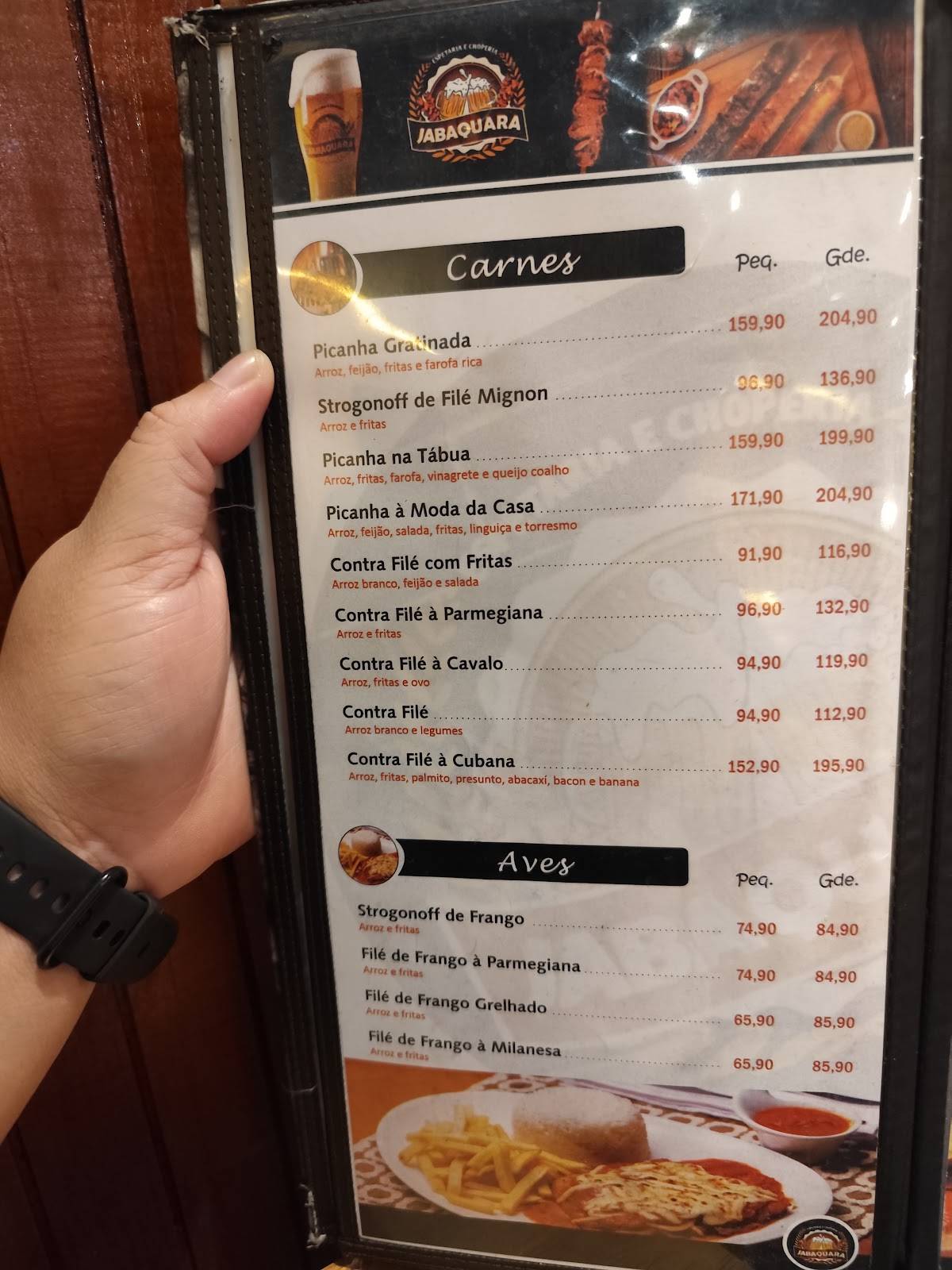 Espetaria e Choperia Jabaquara cardápio