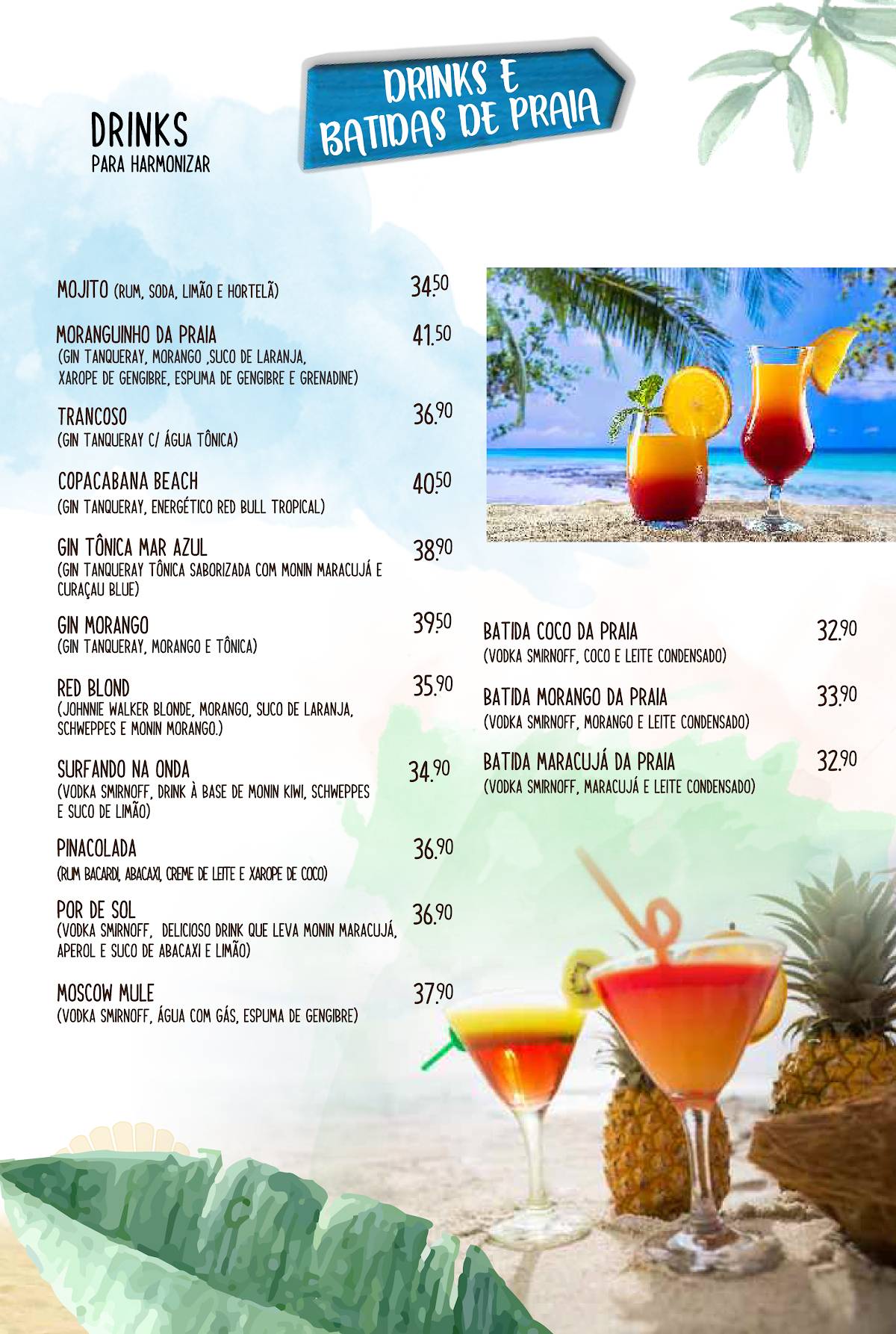 Restaurante Filé Fleming cardápio