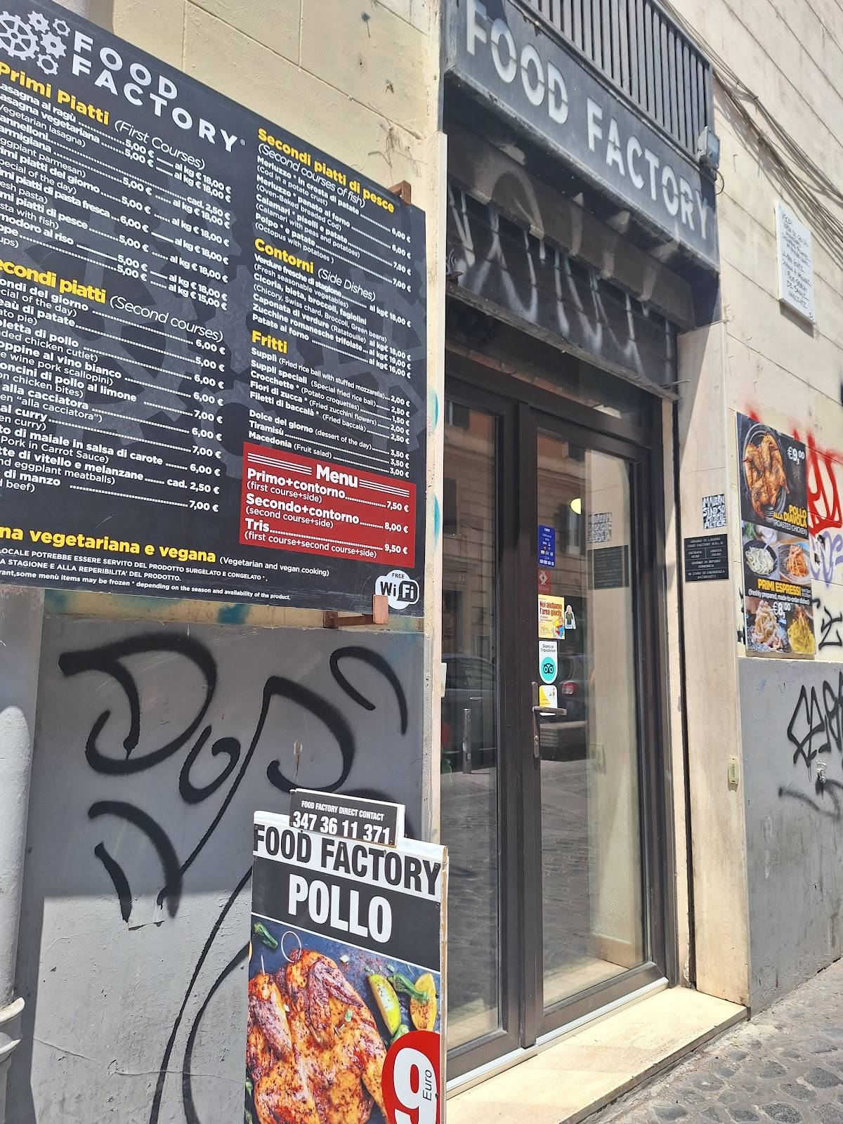 Menu di Food Factory Trastevere 