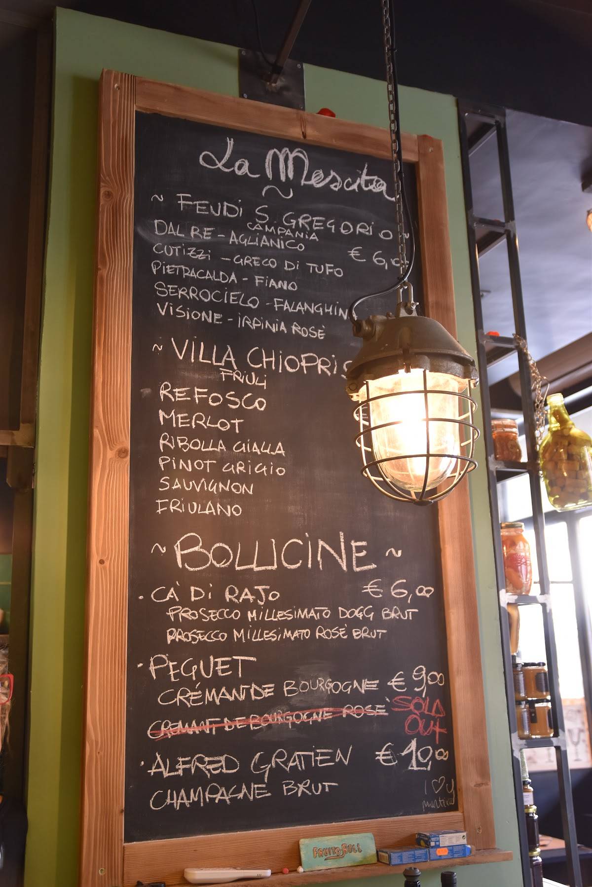 Menu di DIONISO by Food & Roll 