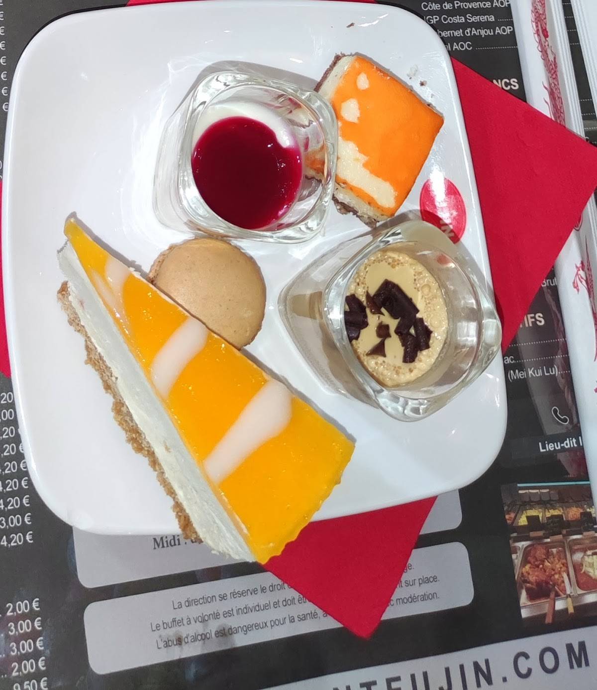 Menu de Fujin