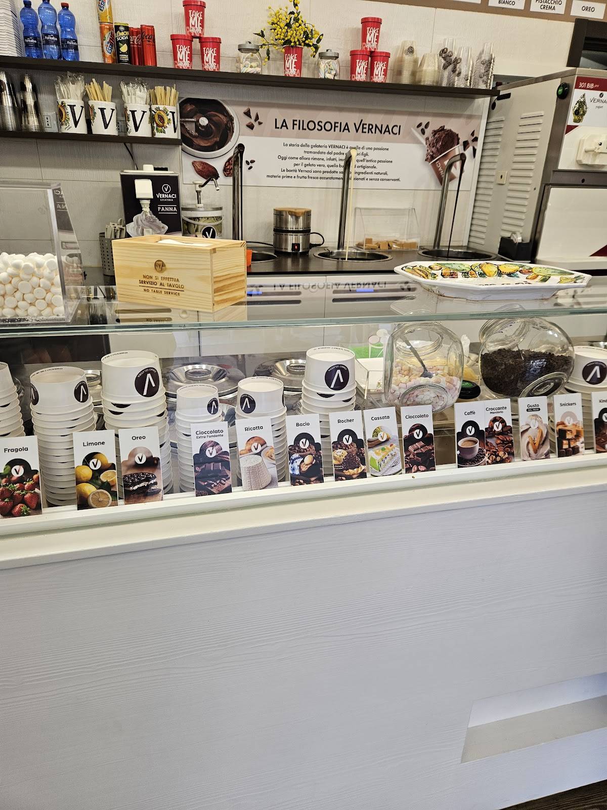 Menu di Gelateria Vernaci 