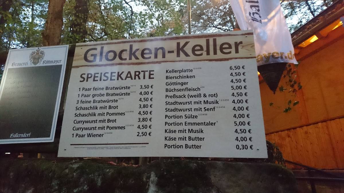 Speisekarte Von Glockenkeller Restaurant, Forchheim, Auf Den Kellern 36