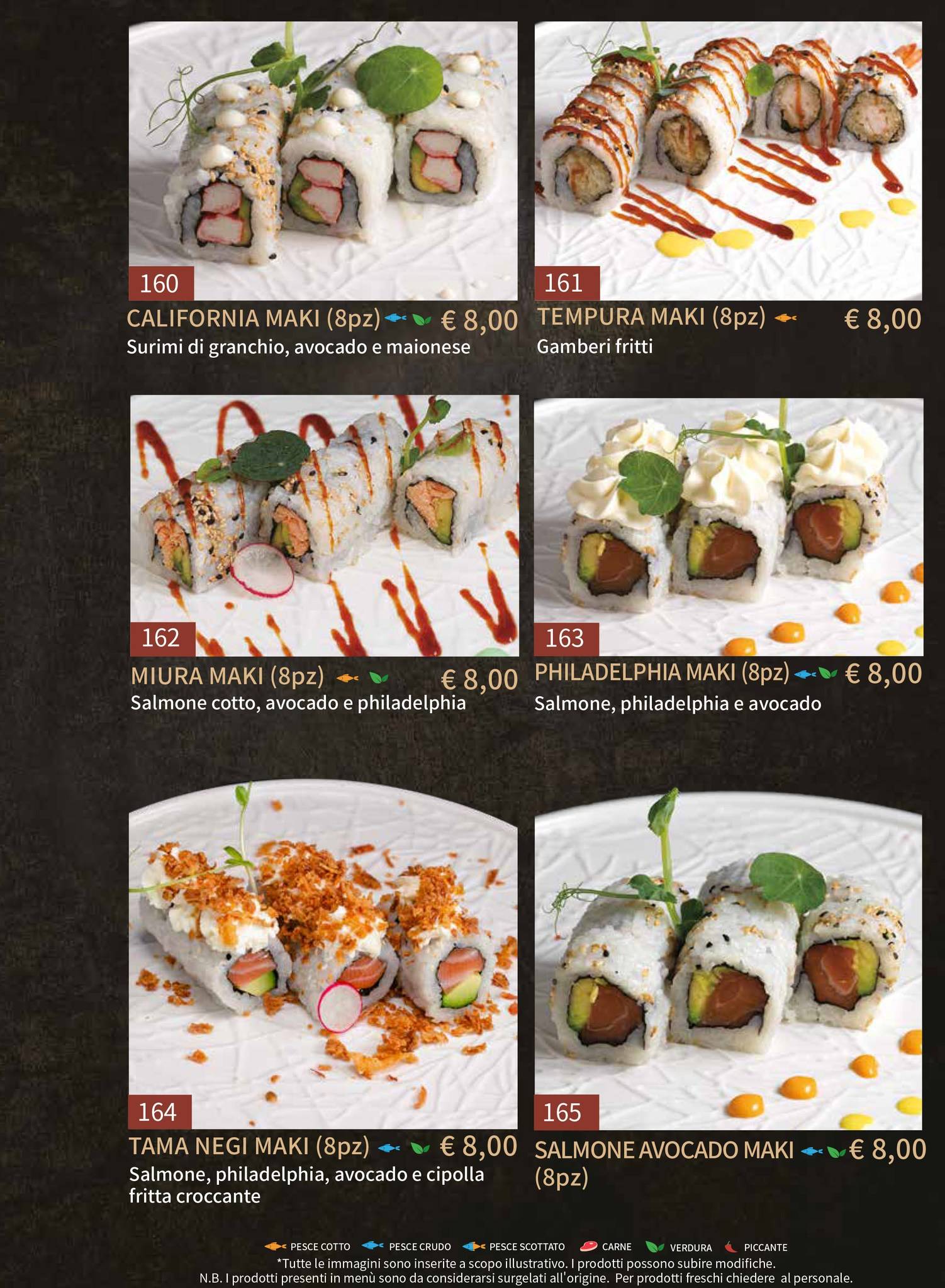 Menu di Gohan Trapani - Ristorante Giapponese 
