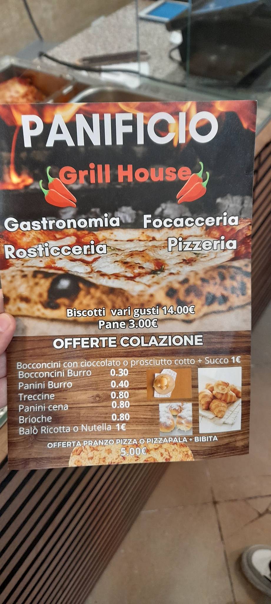 Menu di Grill House KEBABERIA ,GASTRONOMIA ,FOCACCERIA ,ROSTICCERIA ,PIZZERIA,PANIFICIO 