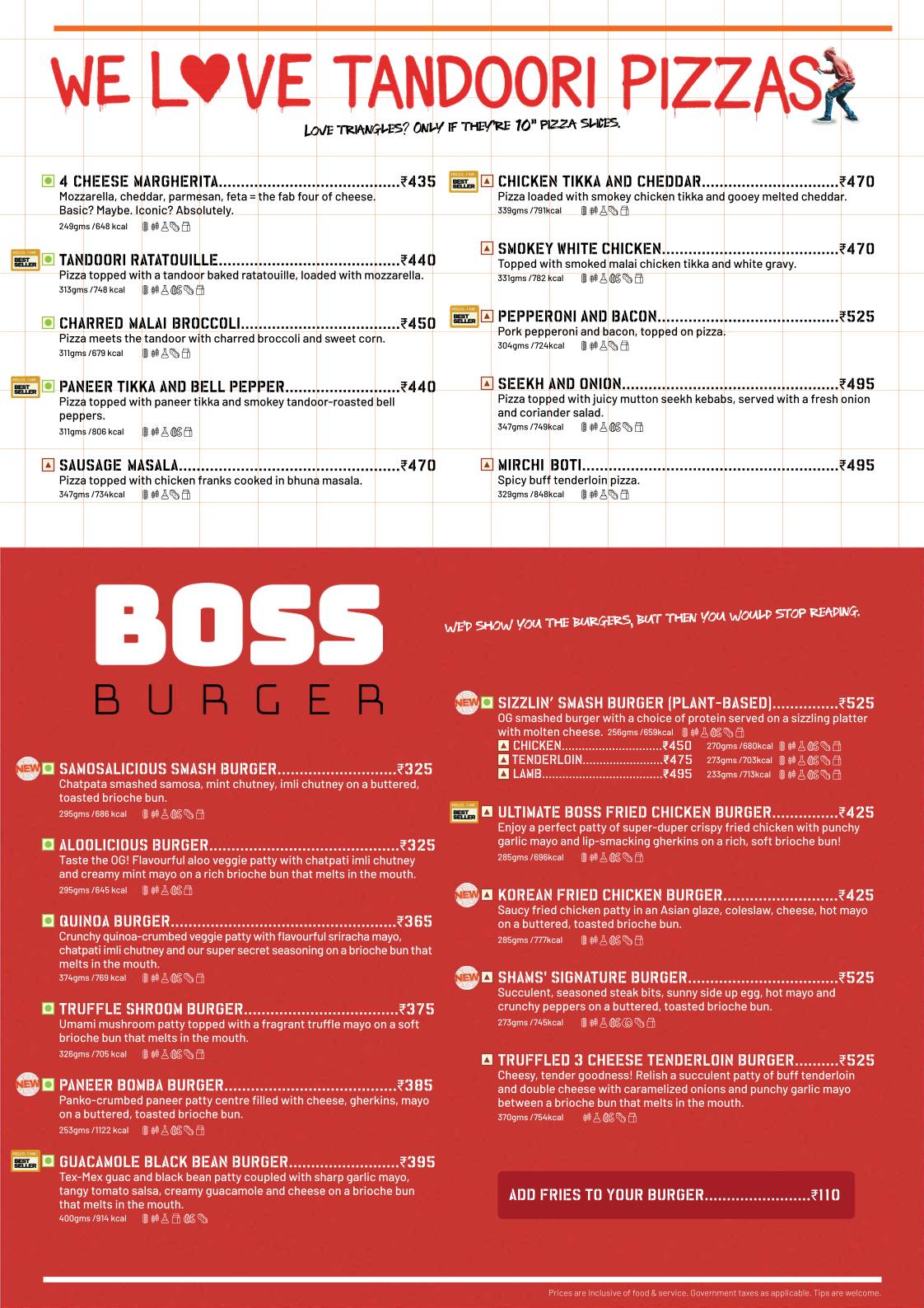 Hebbal SOCIAL menu