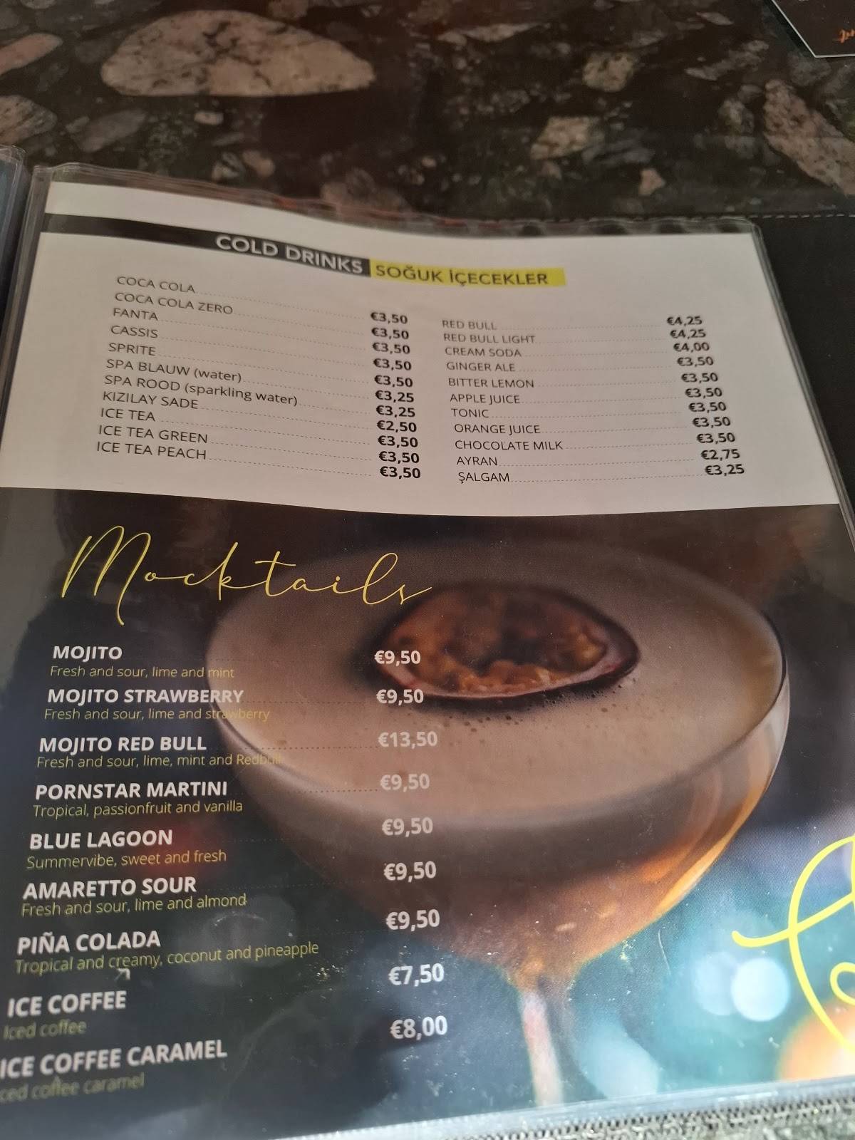 Menu de Hkiki Restaurant