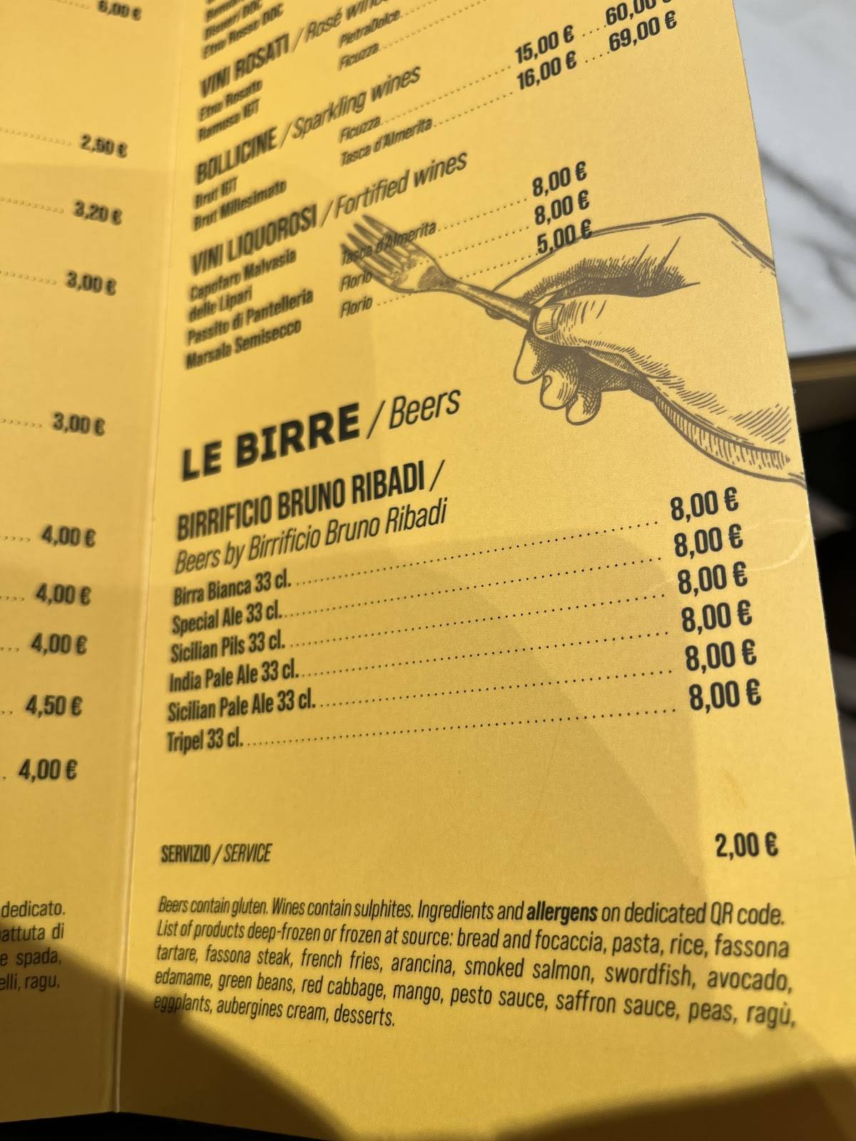 Menu di I Banchi - Ristorante 