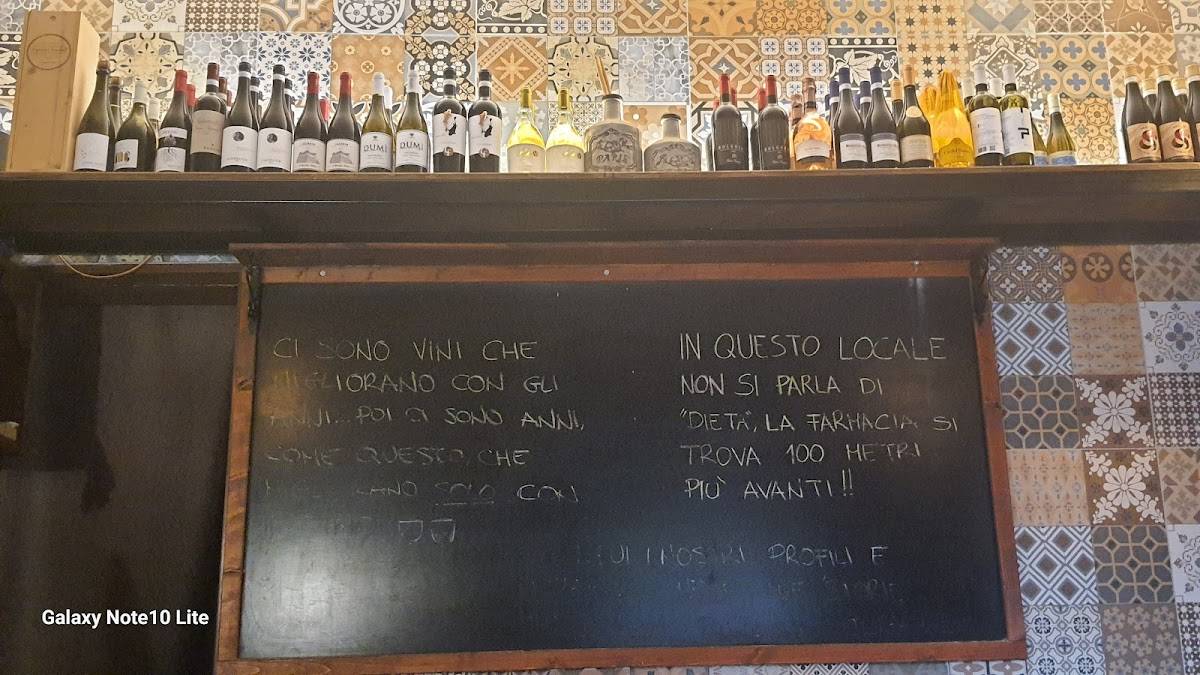 Menu di Postaccio Bacaro Marsicano 