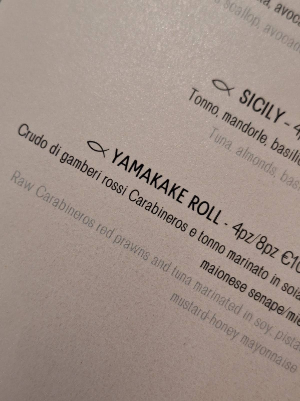 Menu di Koi 