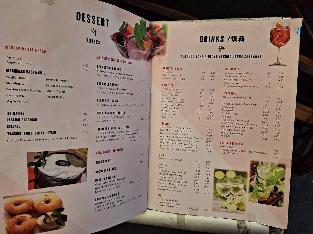 Menu di Konshi Restaurant- Asia kitchen & Sushi / 宫席酒楼 