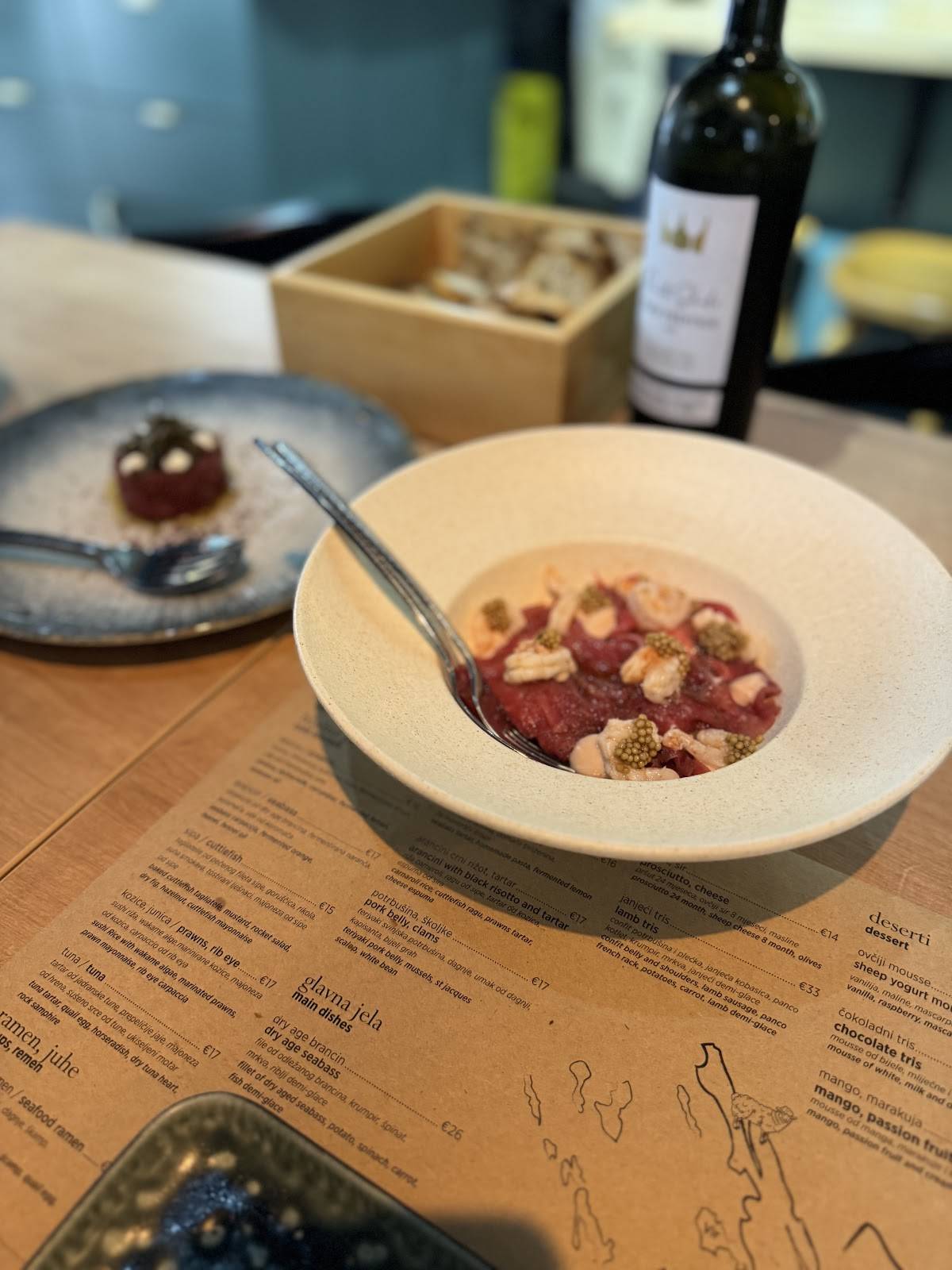 Menu di Restaurant Labrax - Fish & Wine bar 