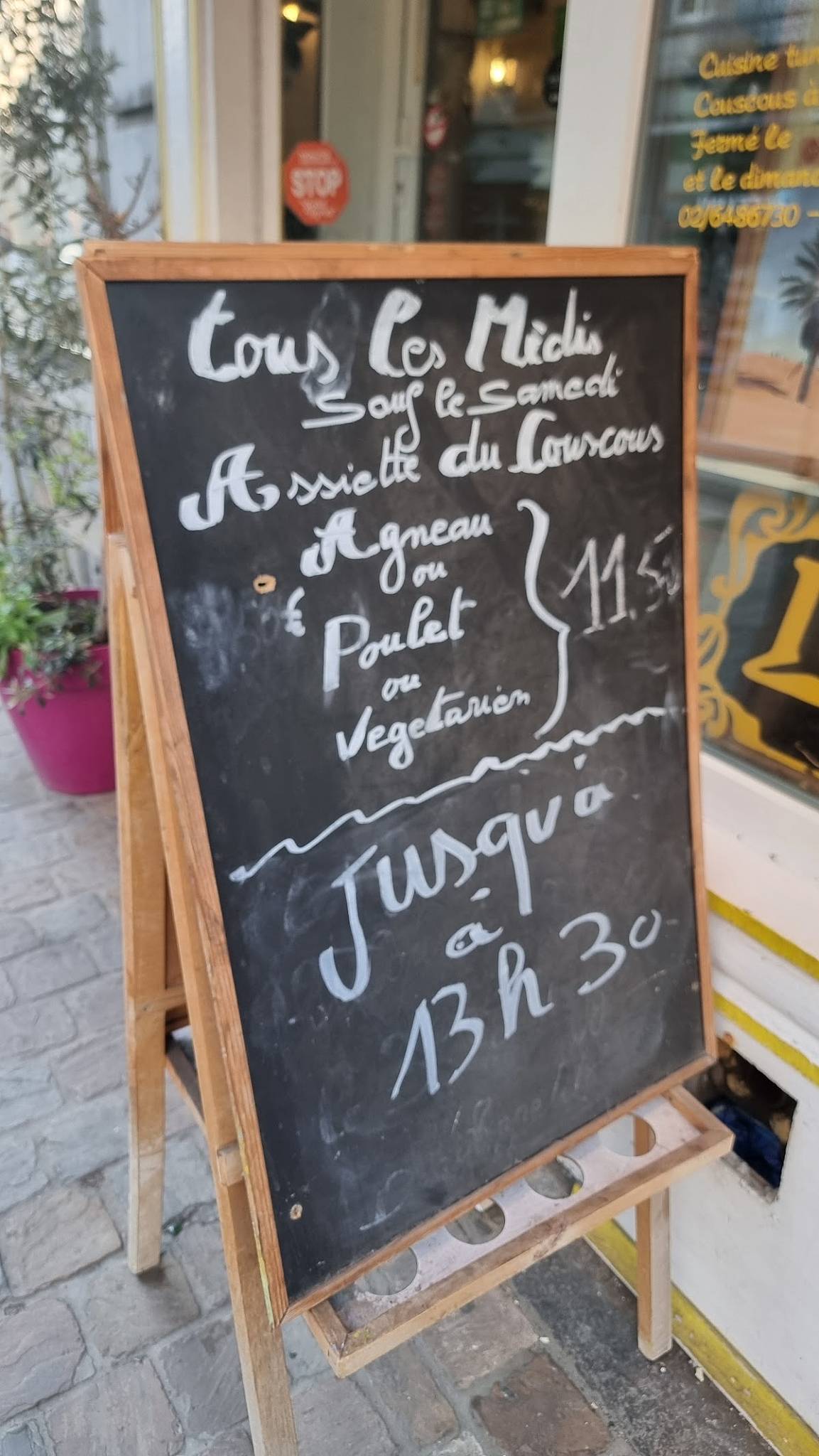 Menu de Restaurant Le Livre Jaune Chez Rachid