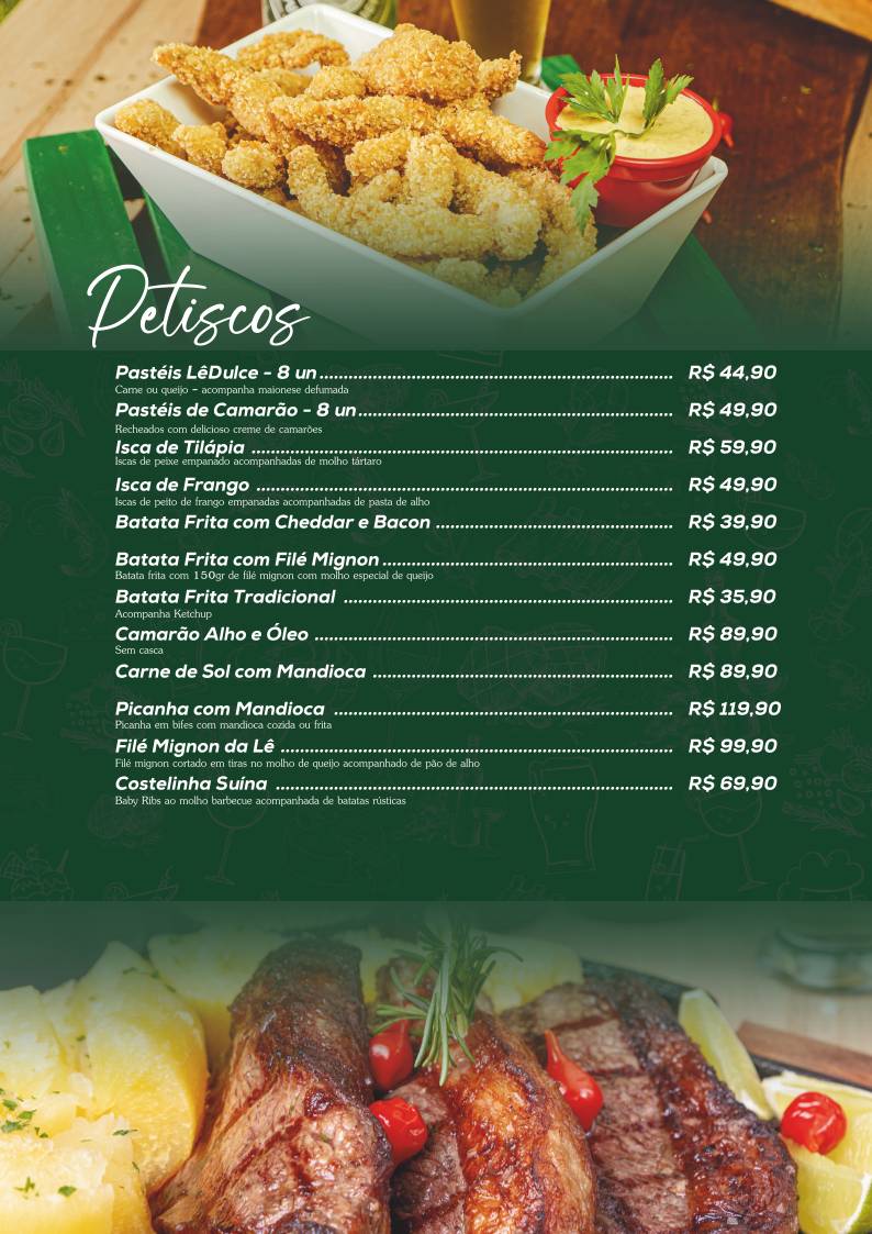 LêDulce Gastrobar cardápio