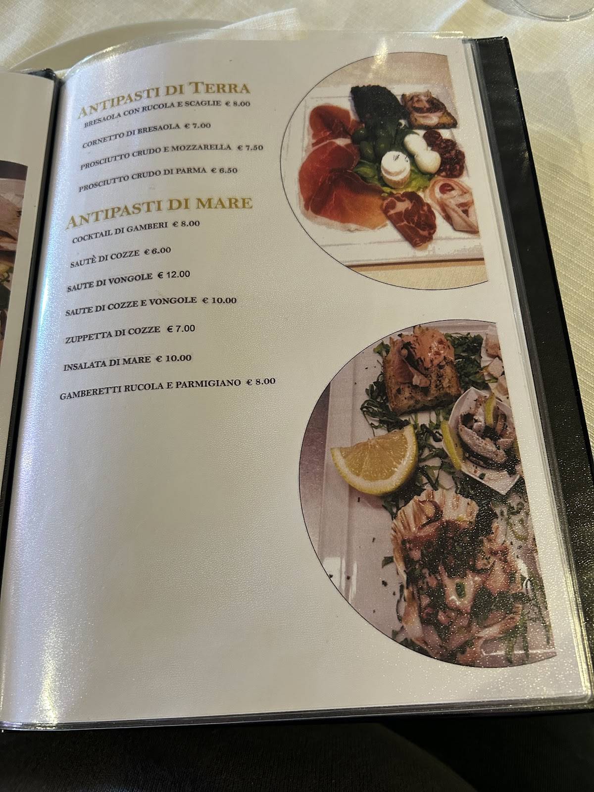 Menu di Lo Chalet 