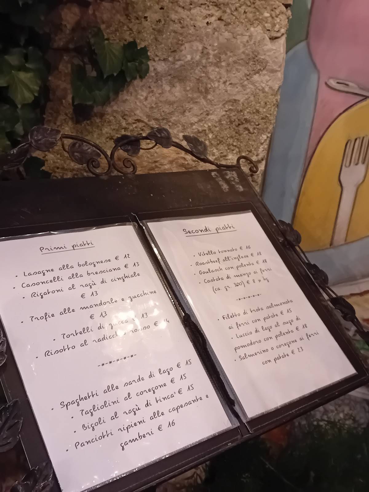 Menu di Locanda Torricella 