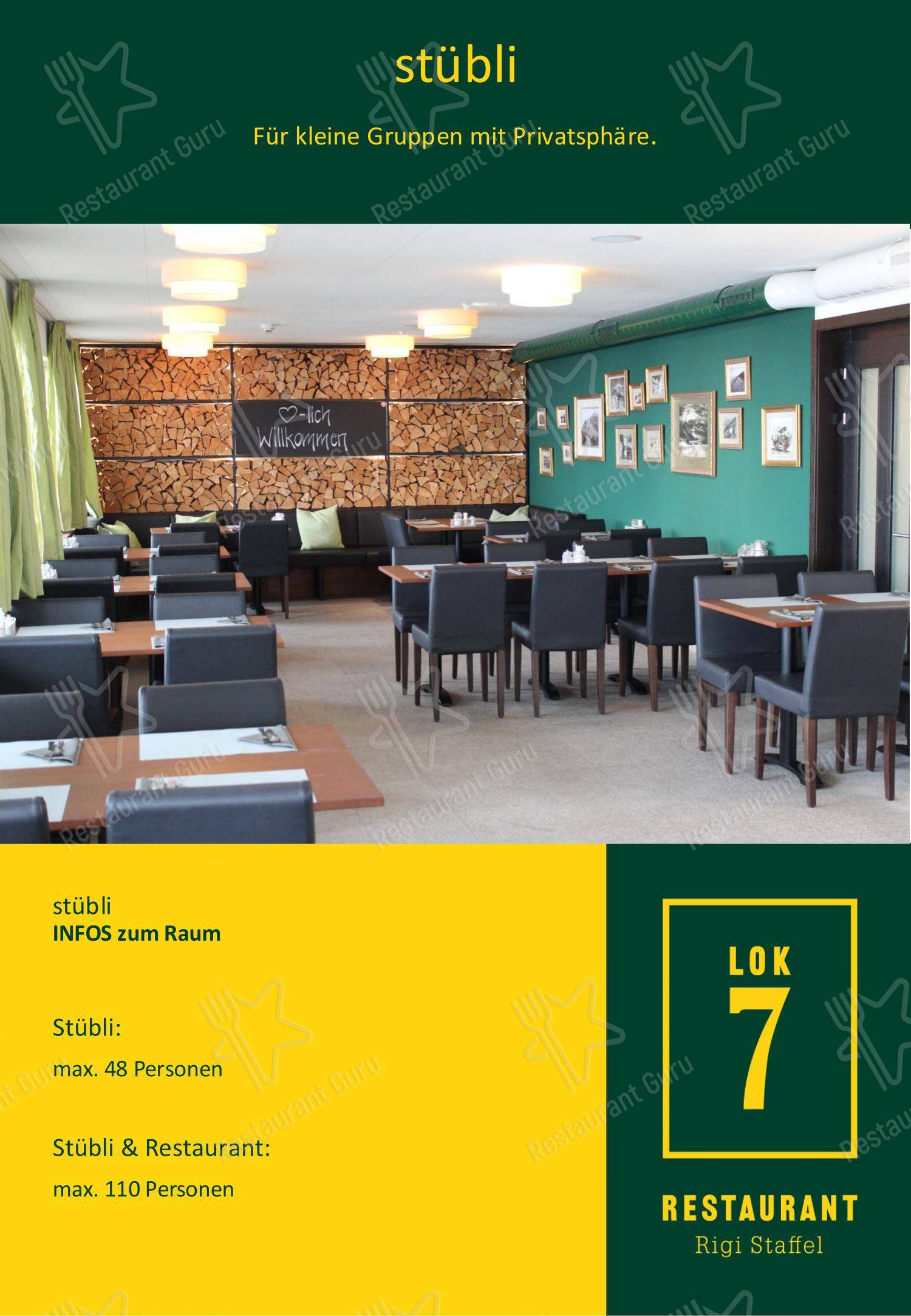 Restaurant Lok 7 in Arth - Основное меню