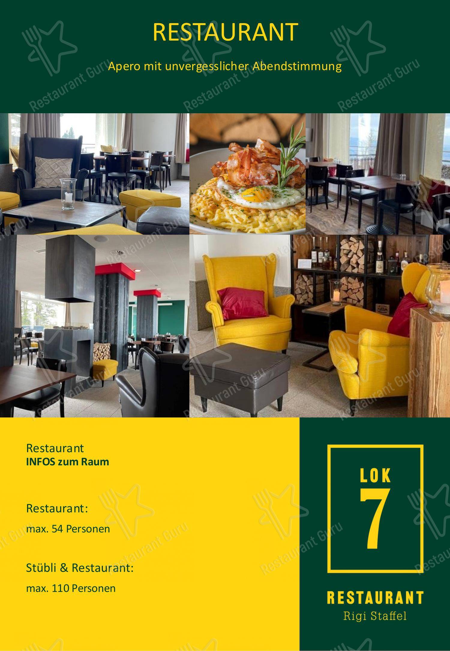 Основное меню per Restaurant Lok 7 in Arth