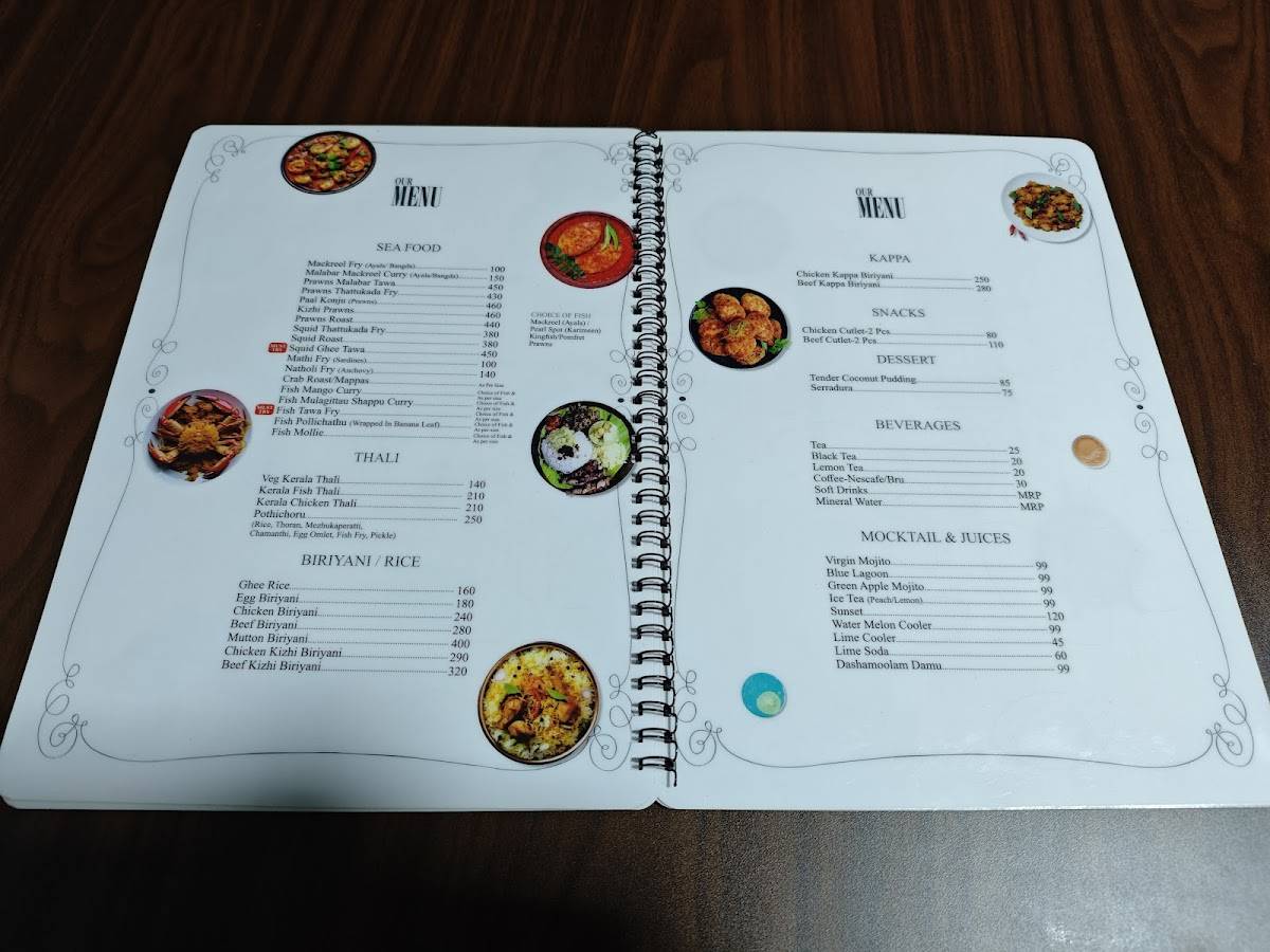 MALLU REPUBLIC menu