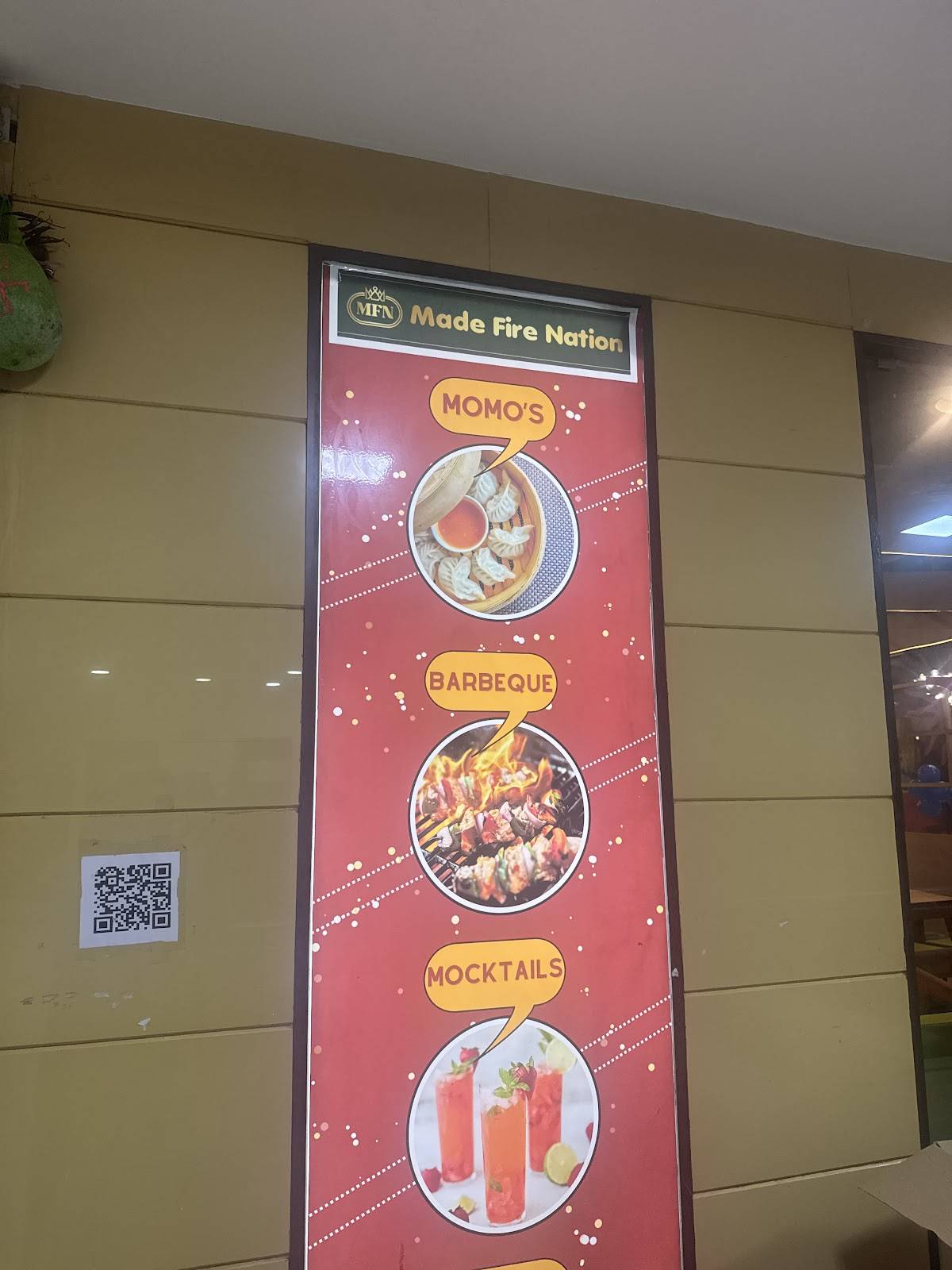 Made fire Nation menu