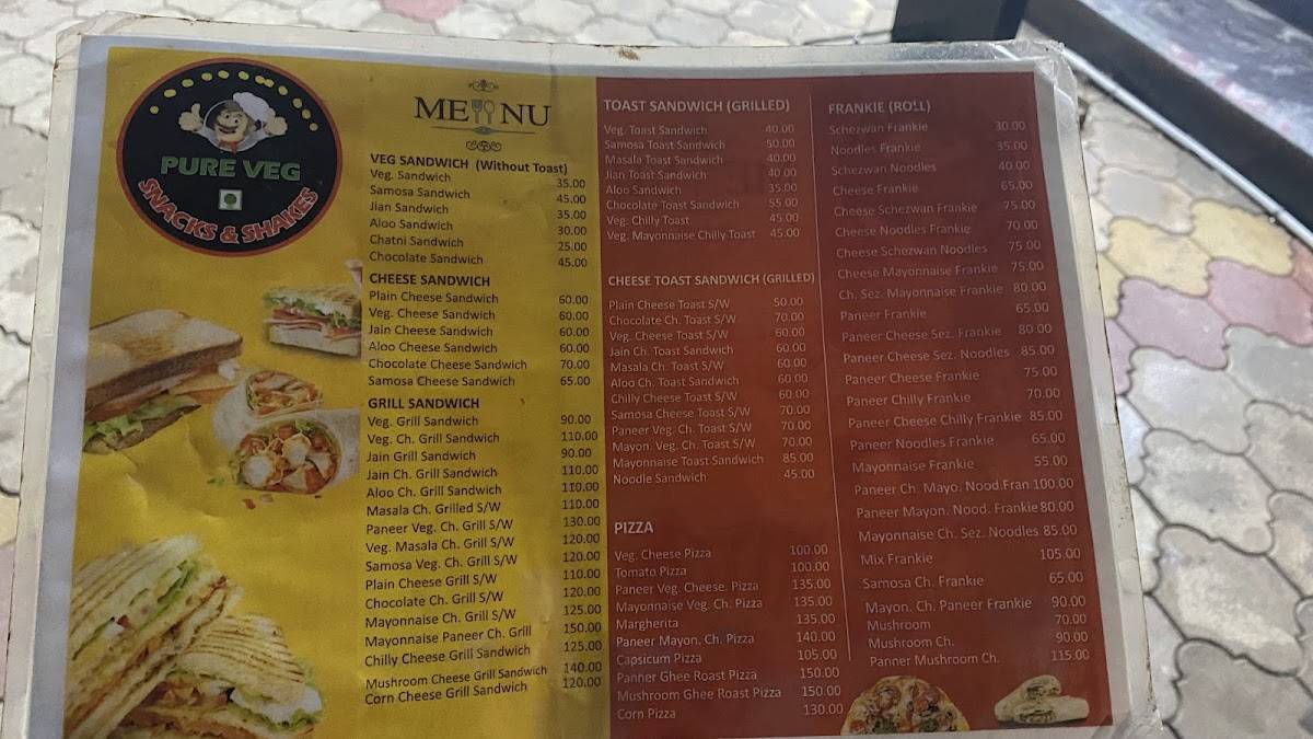 Makers Cafe menu