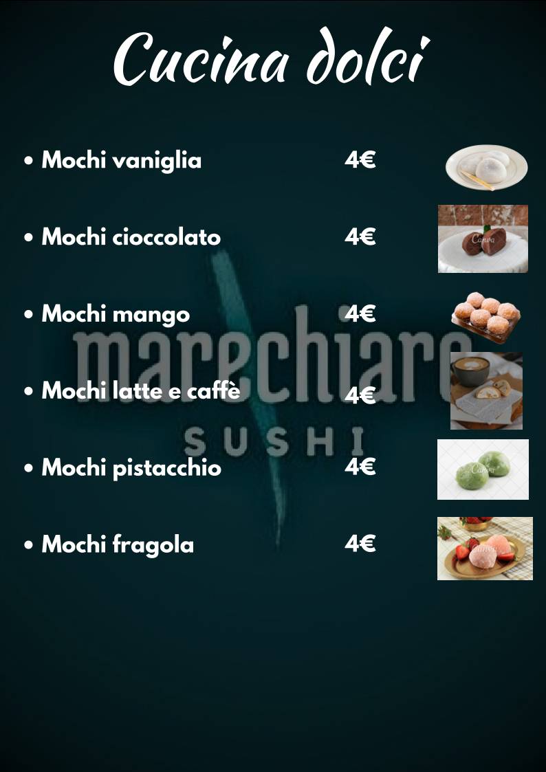 Menu di Marechiarosushi 