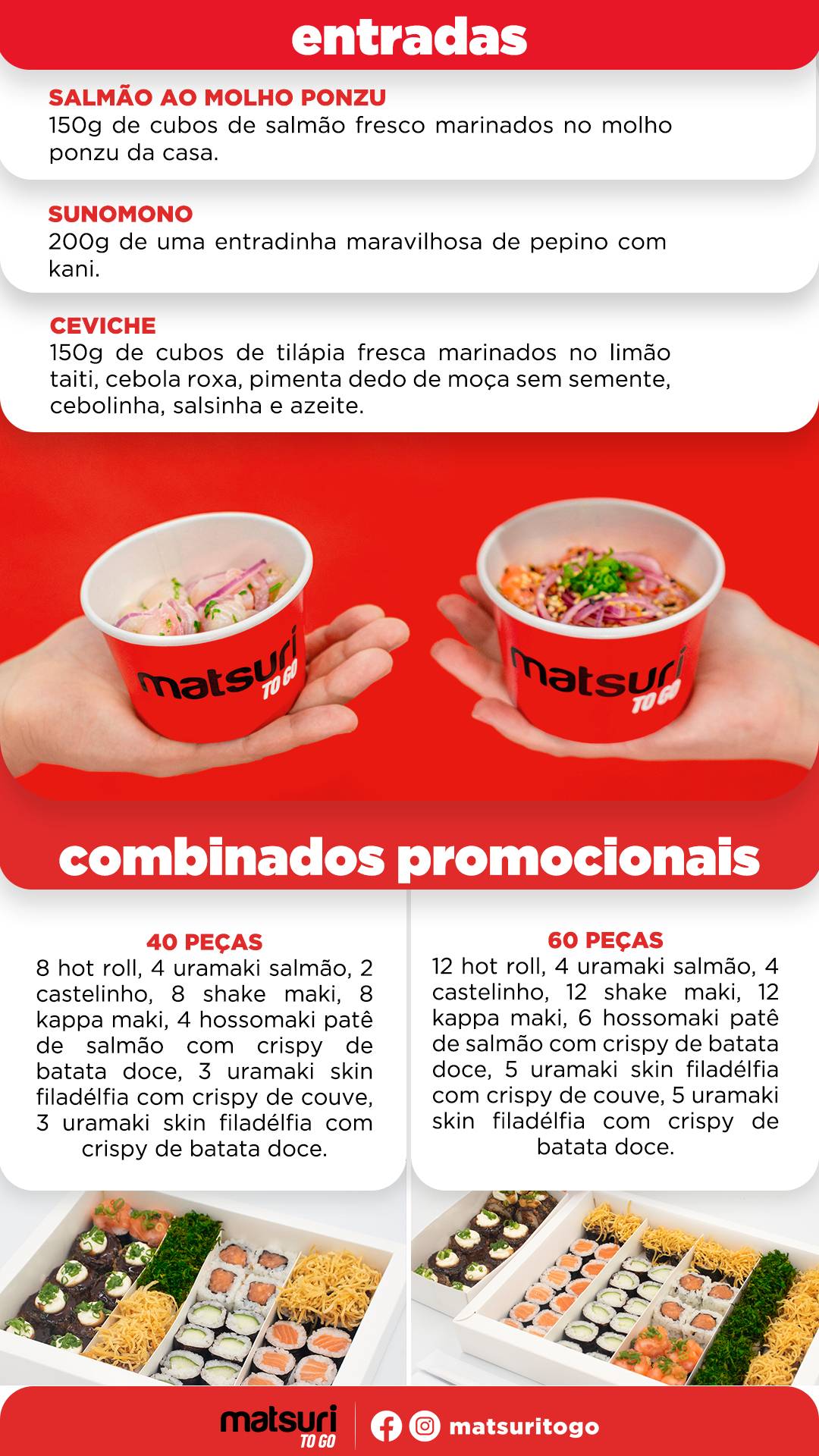 Matsuri To Go - Cambé cardápio
