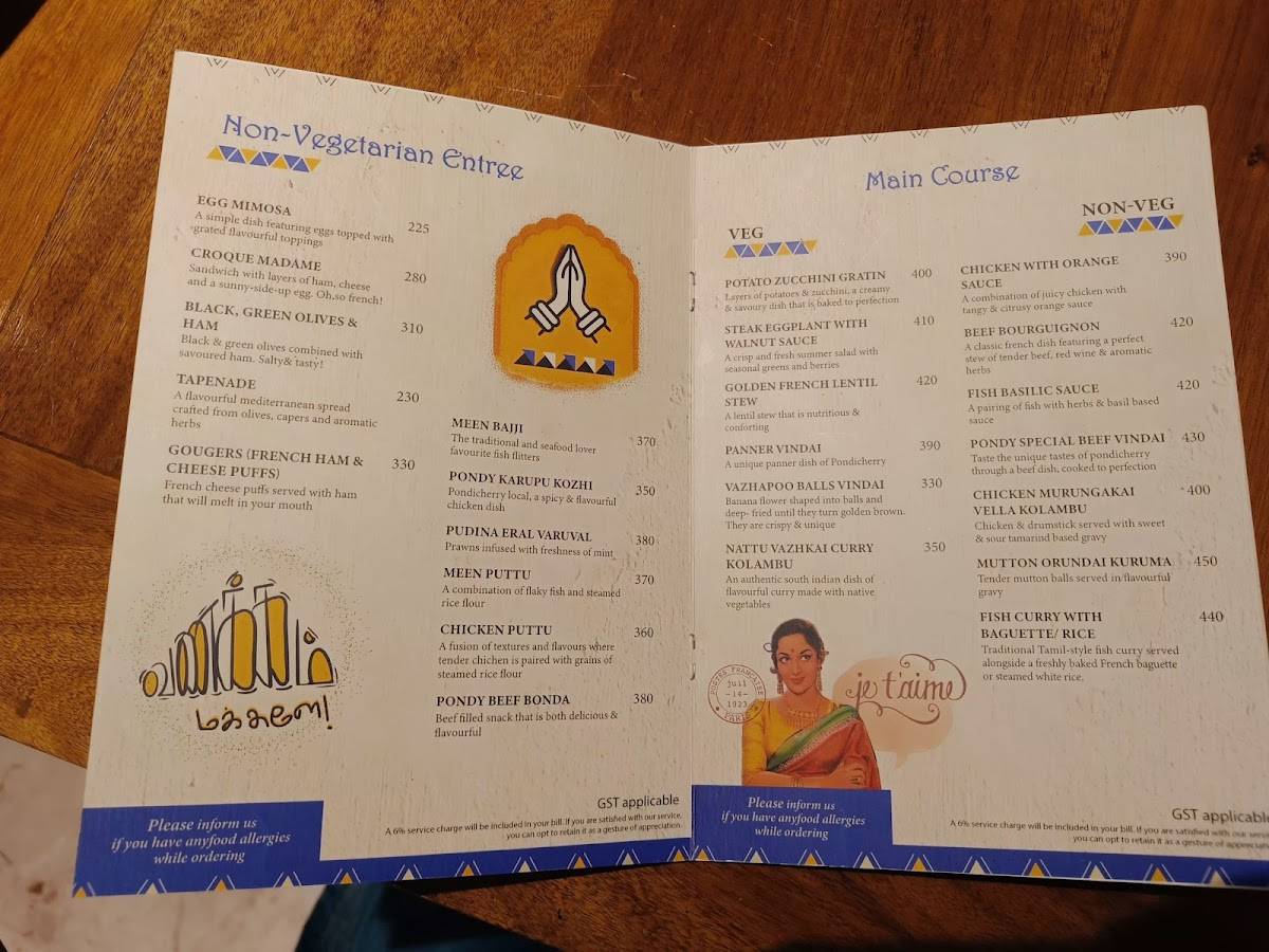 May Kitchen & Bar menu