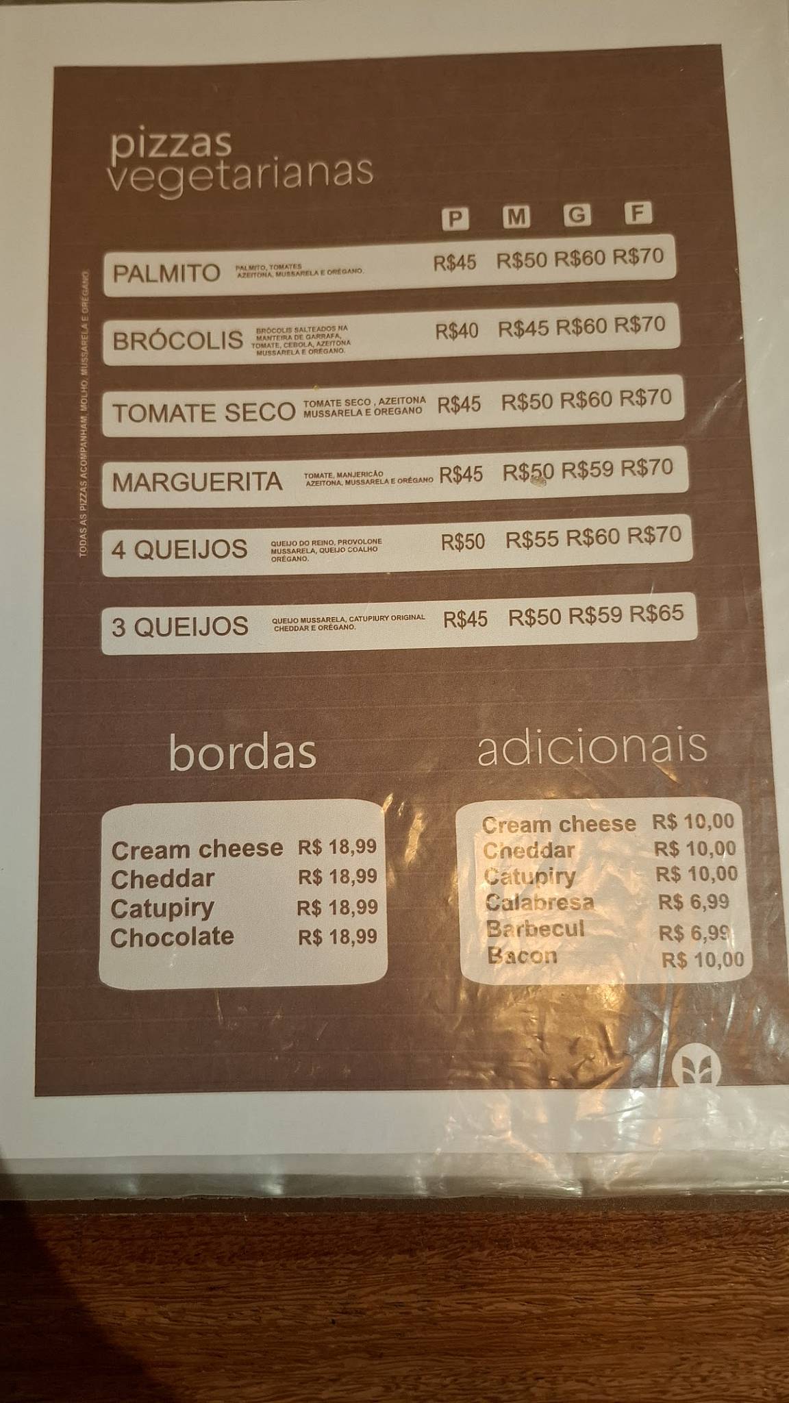 Mello Pizzaria E Restô cardápio