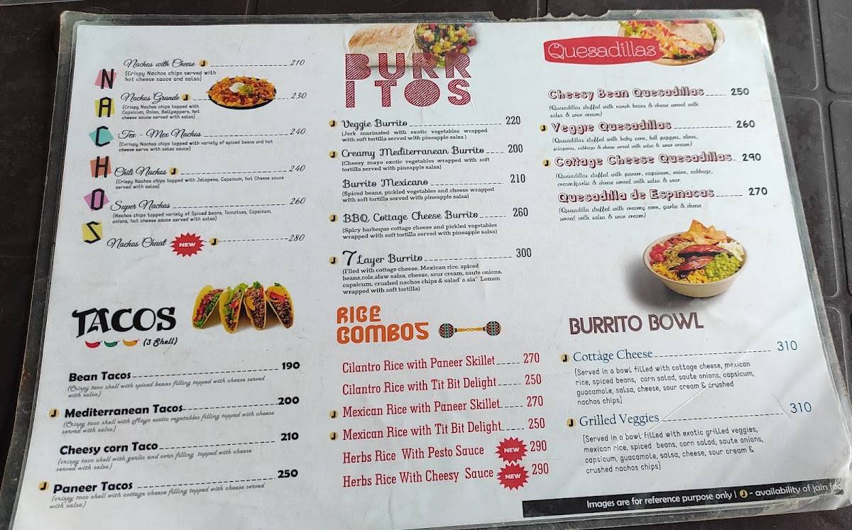 Mexican Rodeo Truck menu