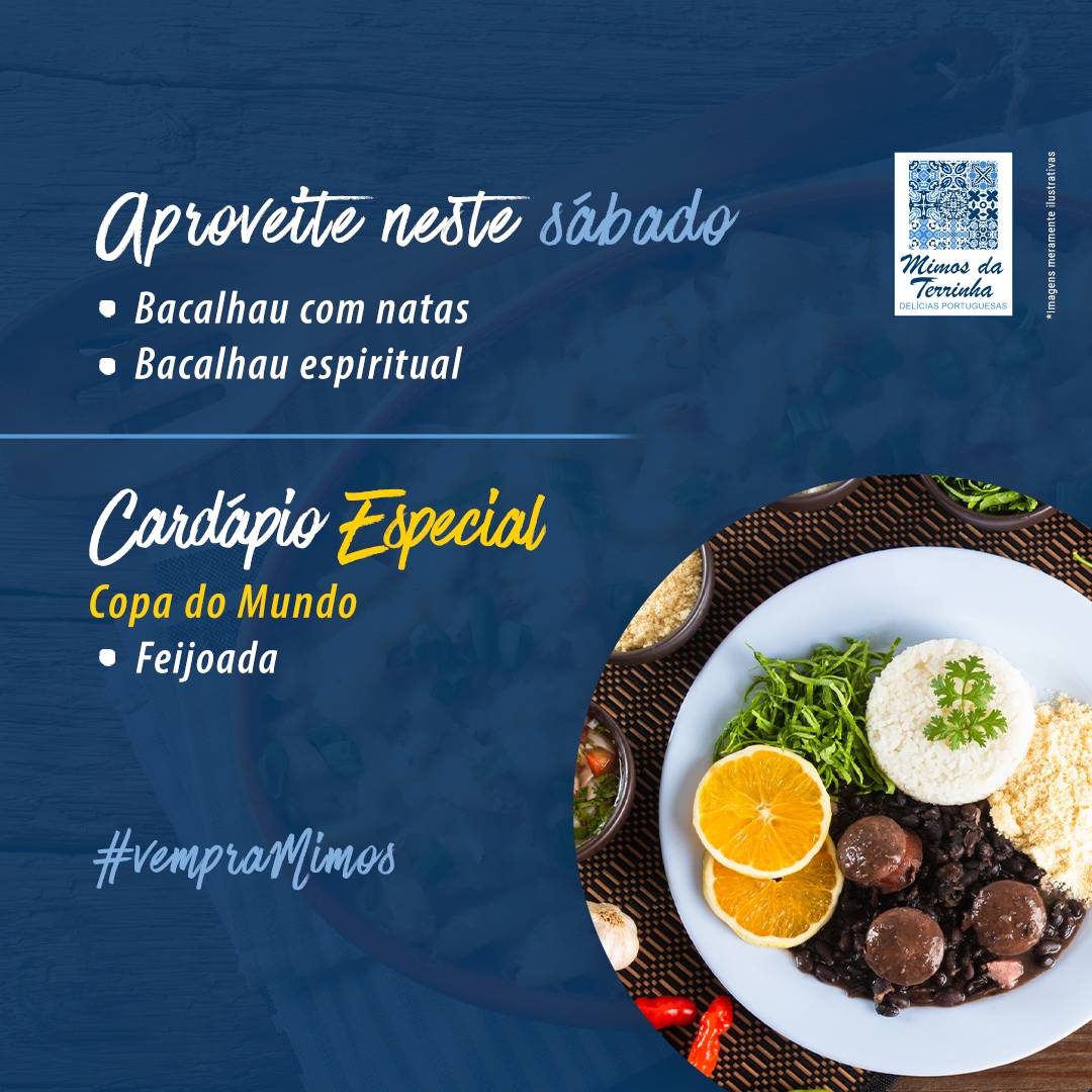 Mimos da Terrinha Delícias Portuguesas cardápio