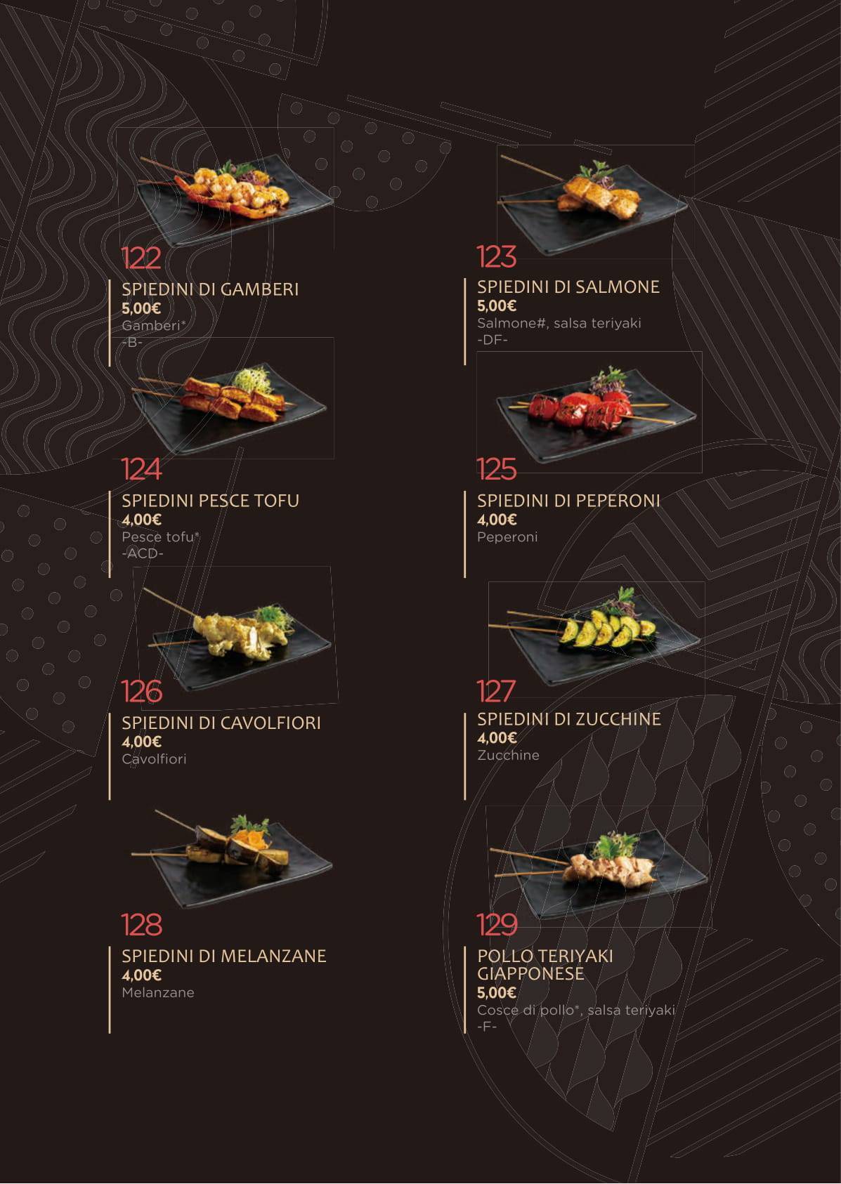 Menu di Moku Tiburtina 
