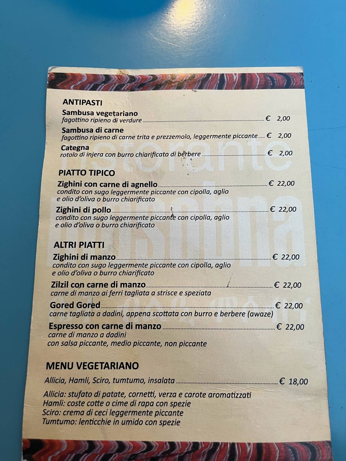 Menu di Mosobna 