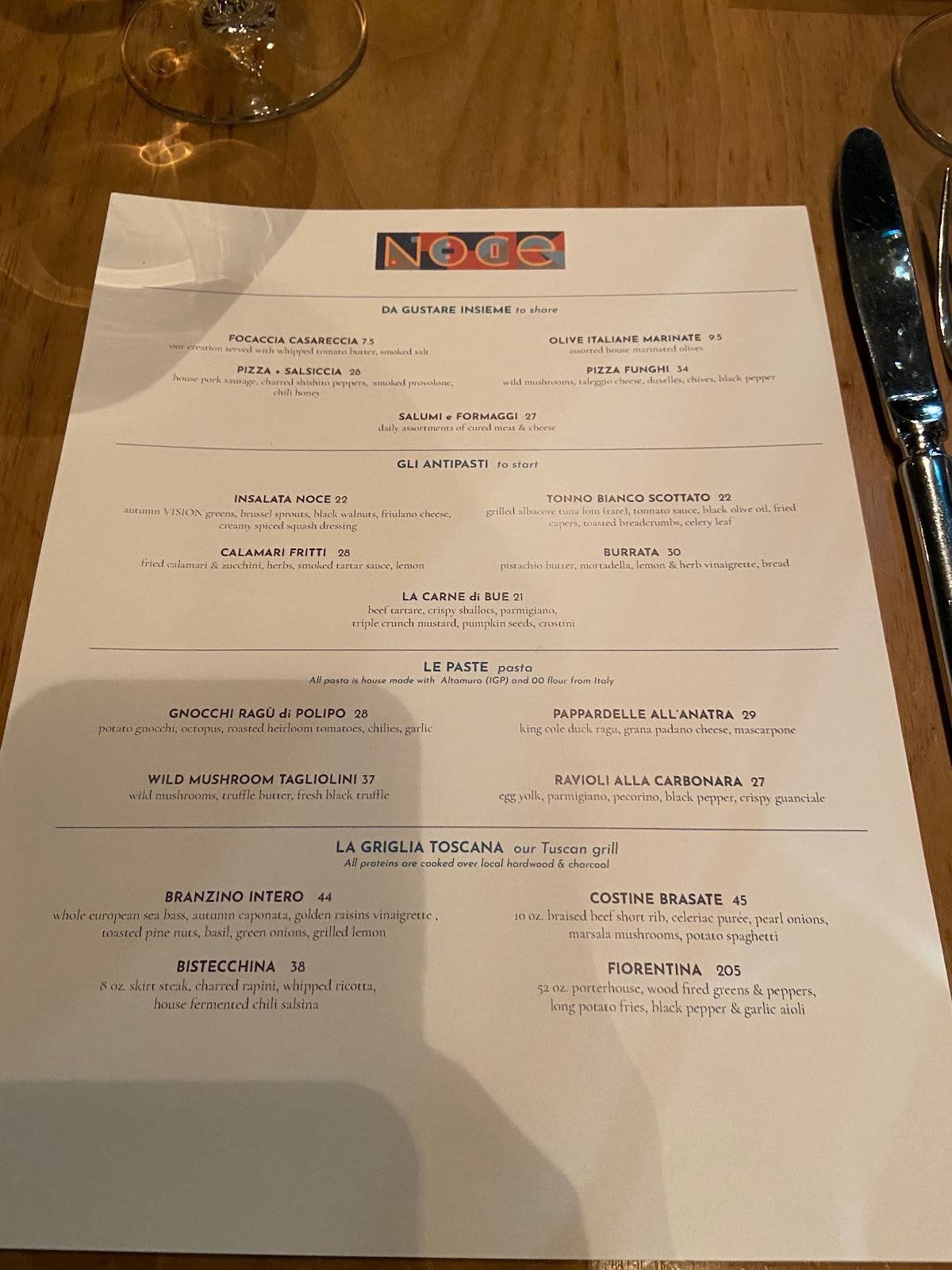 Menu de Noce