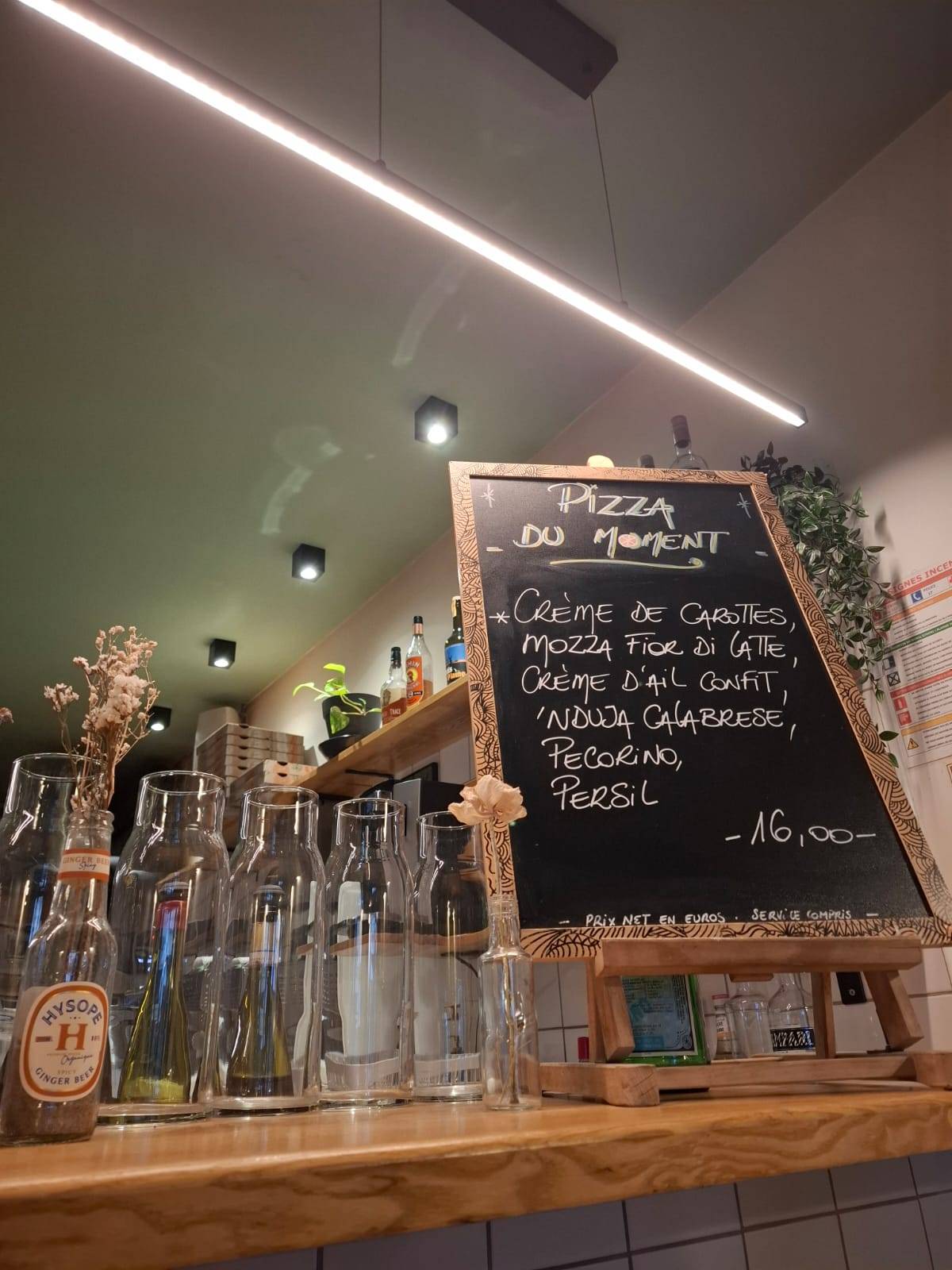 Menu de Nossa Pizzeria & Bar à Vins