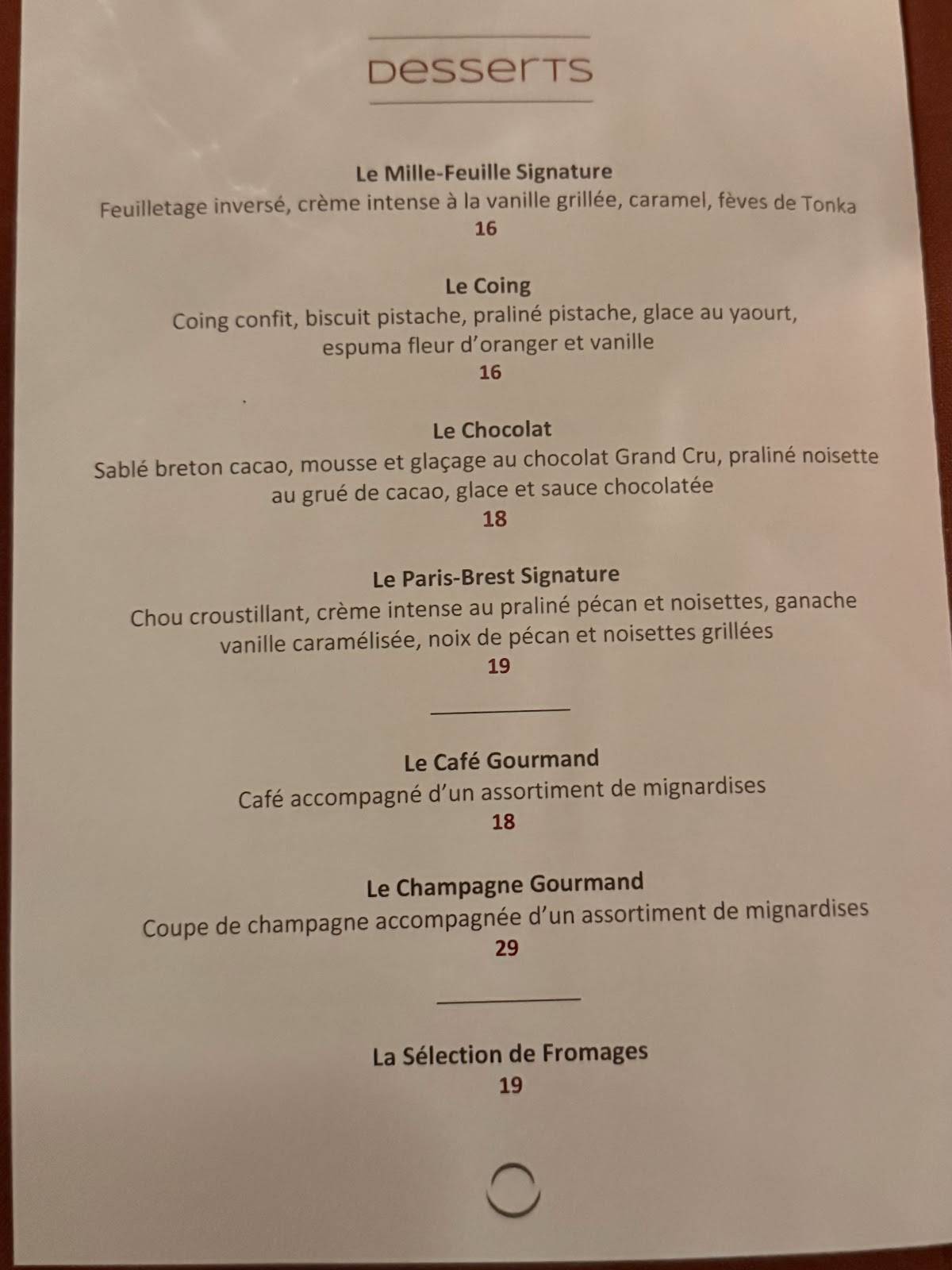 Menu de ONYX