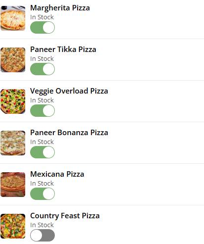 Oakaz Rooftop Restaurant menu