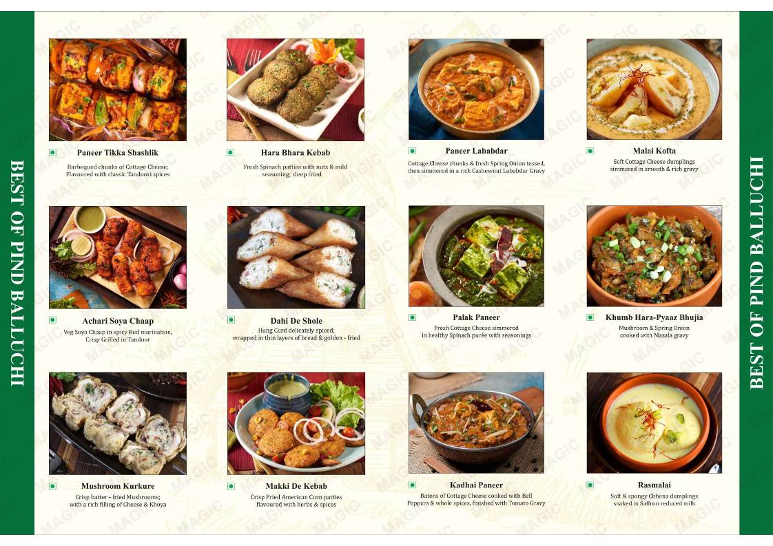 Pind Balluchi Gaur City Mall Noida menu
