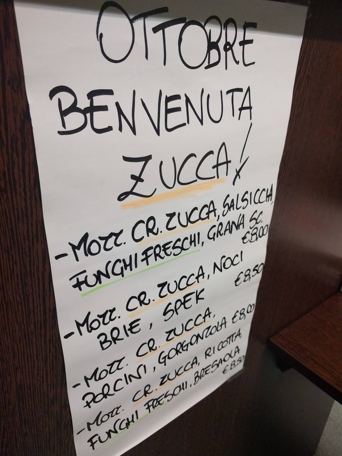 Menu di Pizzeria Aurora Di Nardin Dario 