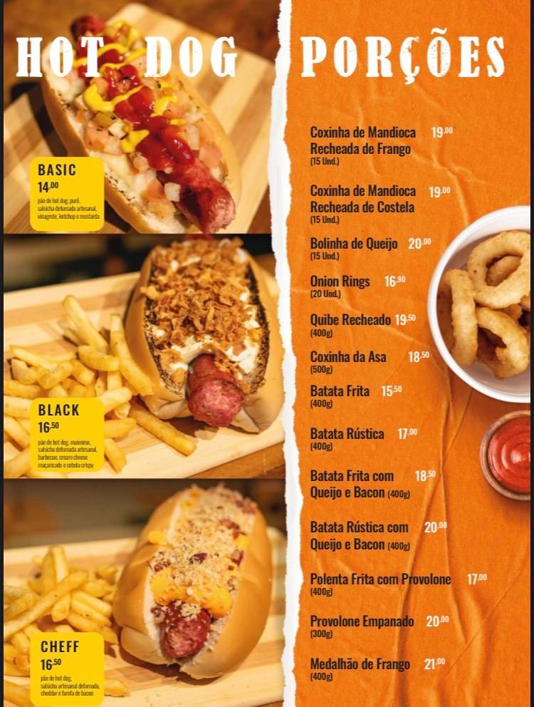 Pod-C Burguer cardápio