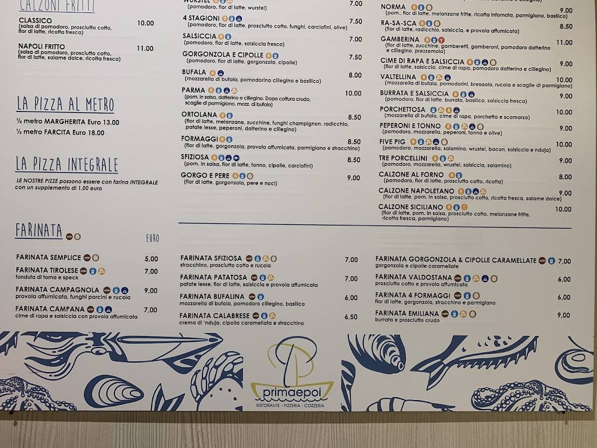 Menu di Prima e Poi 