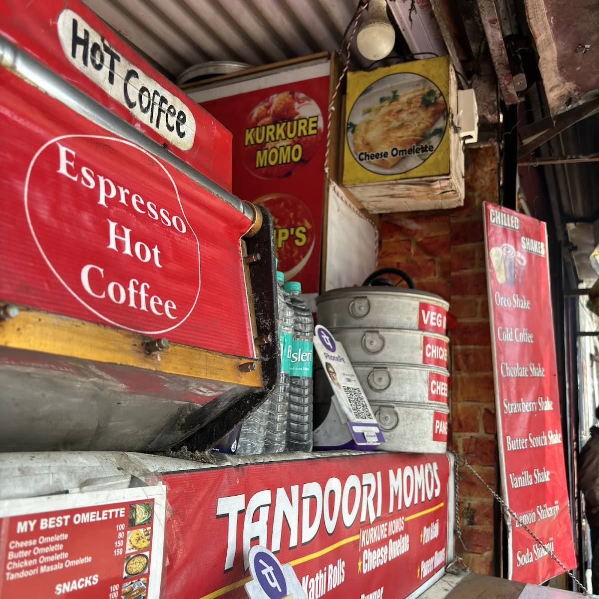Prince Omlette Centre And Momos menu
