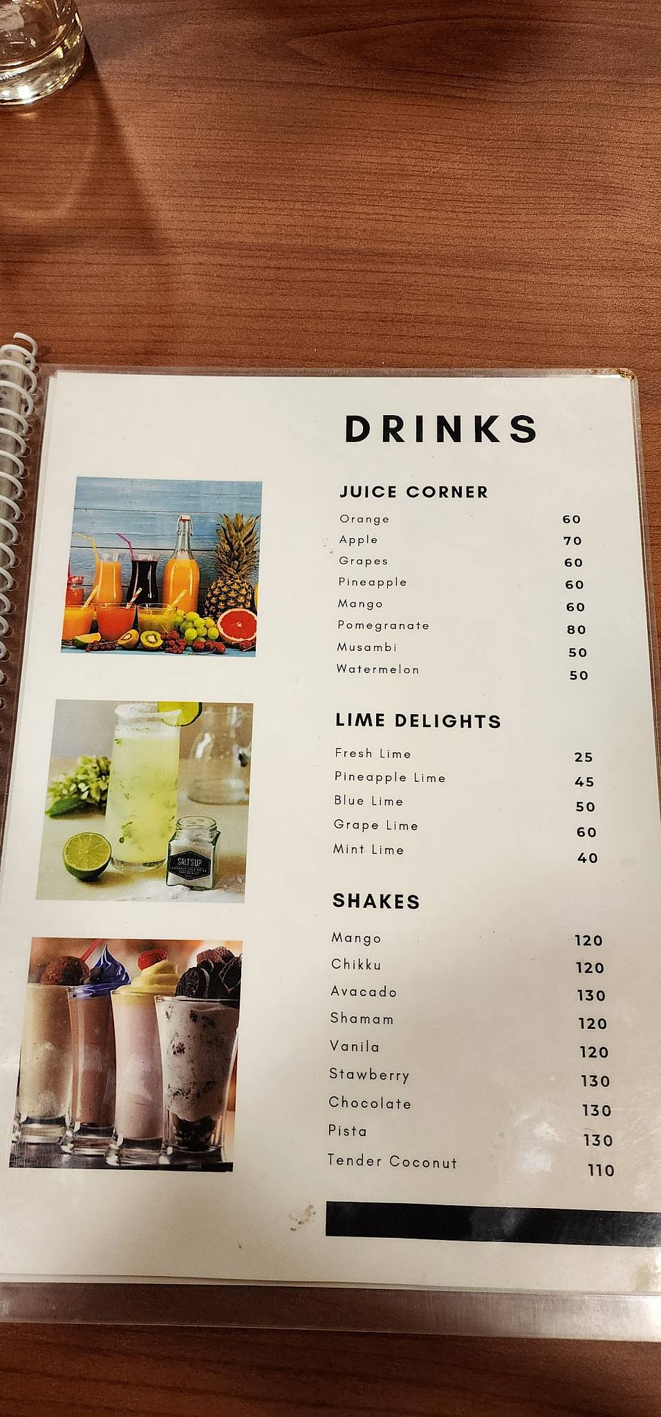 Ramar Resto menu