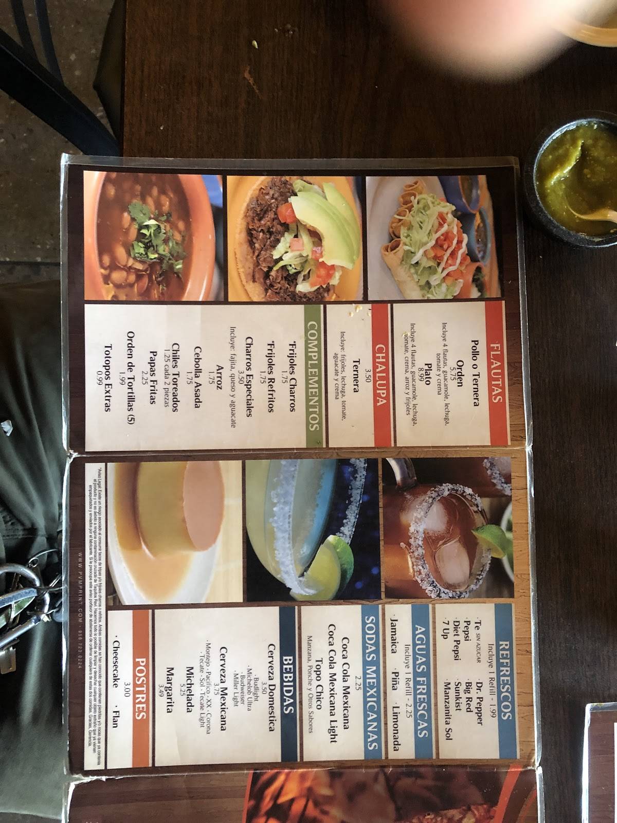 Menu at Taquitos Ravi Restaurant Shiloh, Laredo, 414 Shiloh Dr UNIT 2