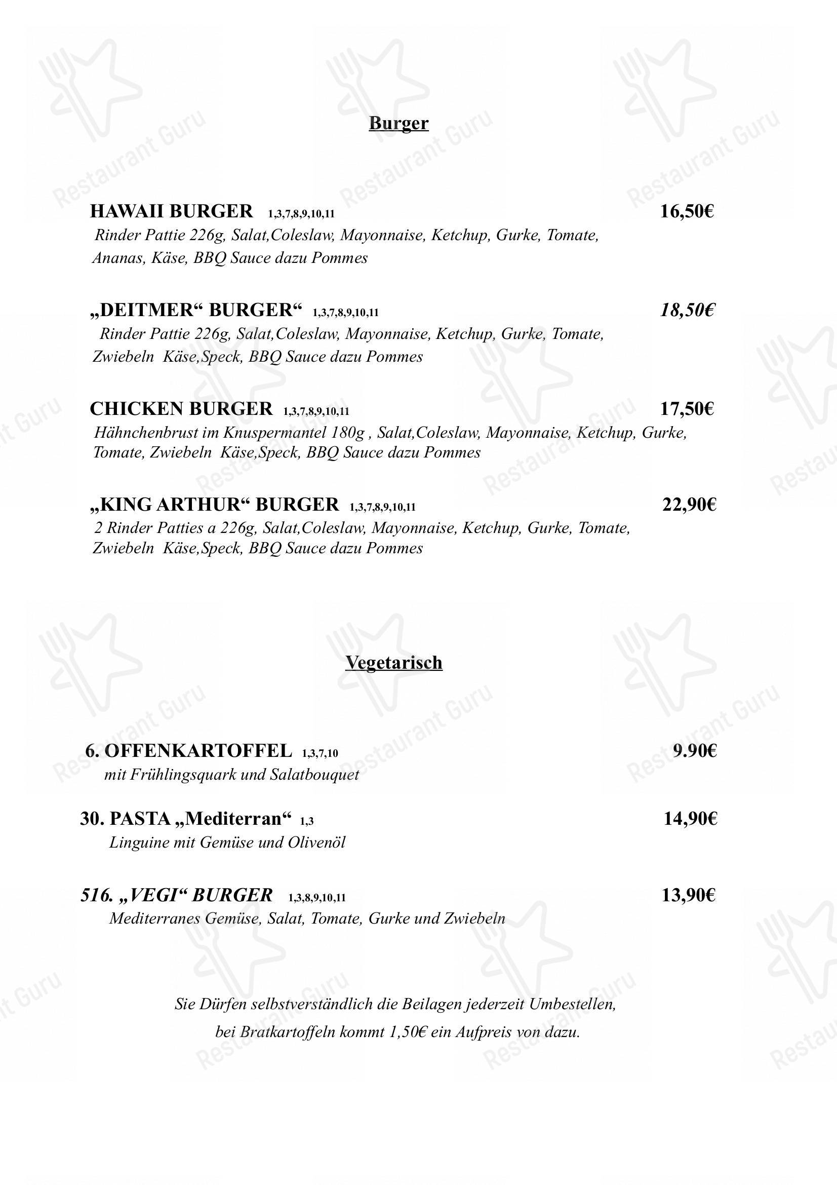 Restaurant Deitmer dans Rhede - Menu