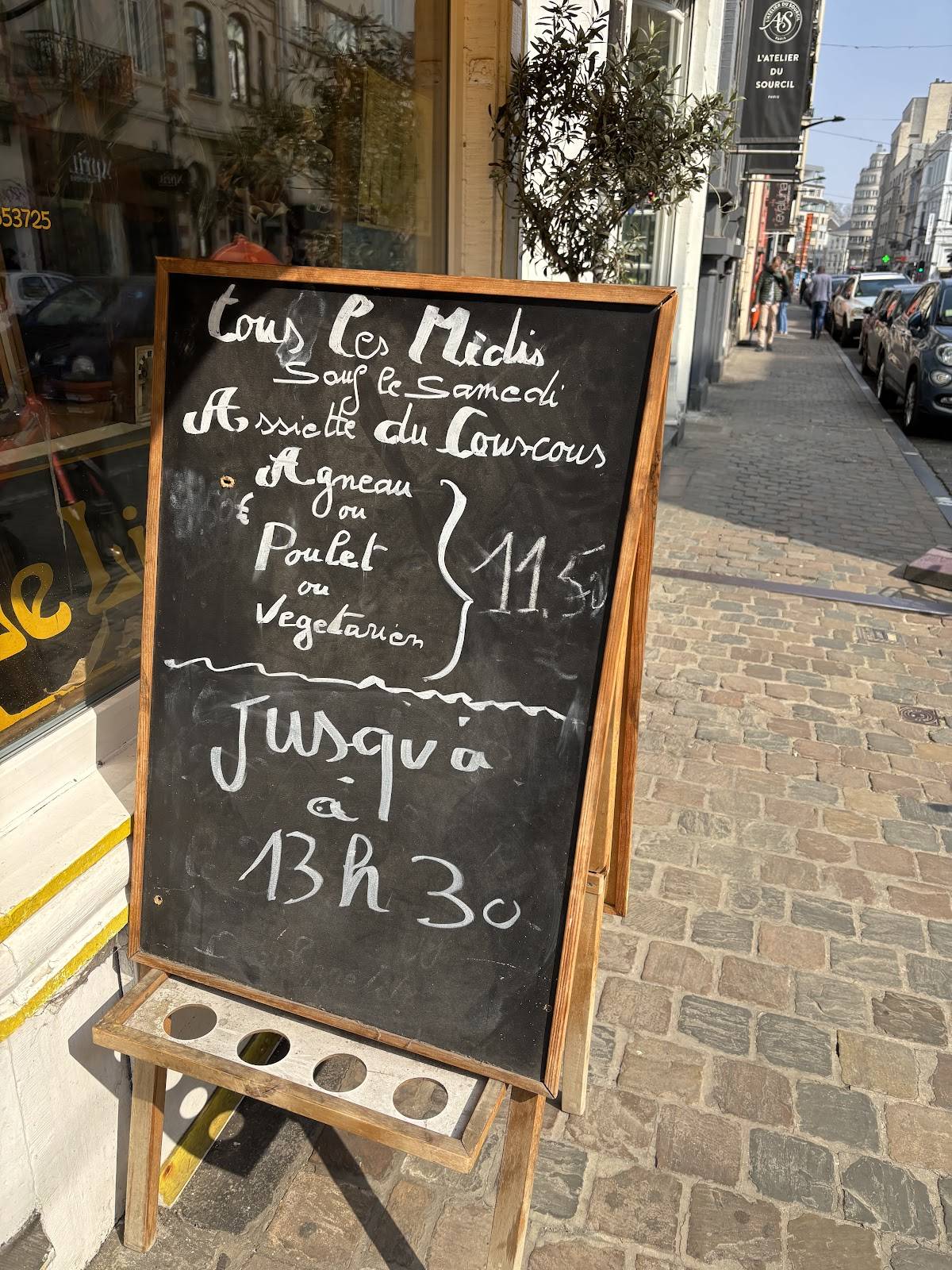 Menu de Restaurant Le Livre Jaune Chez Rachid