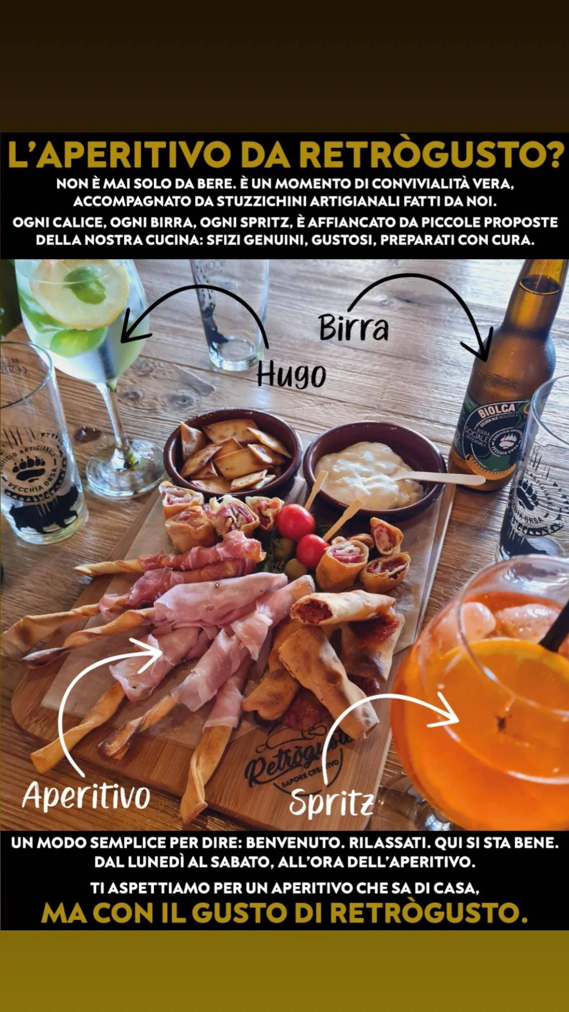 Menu di Retrògusto 