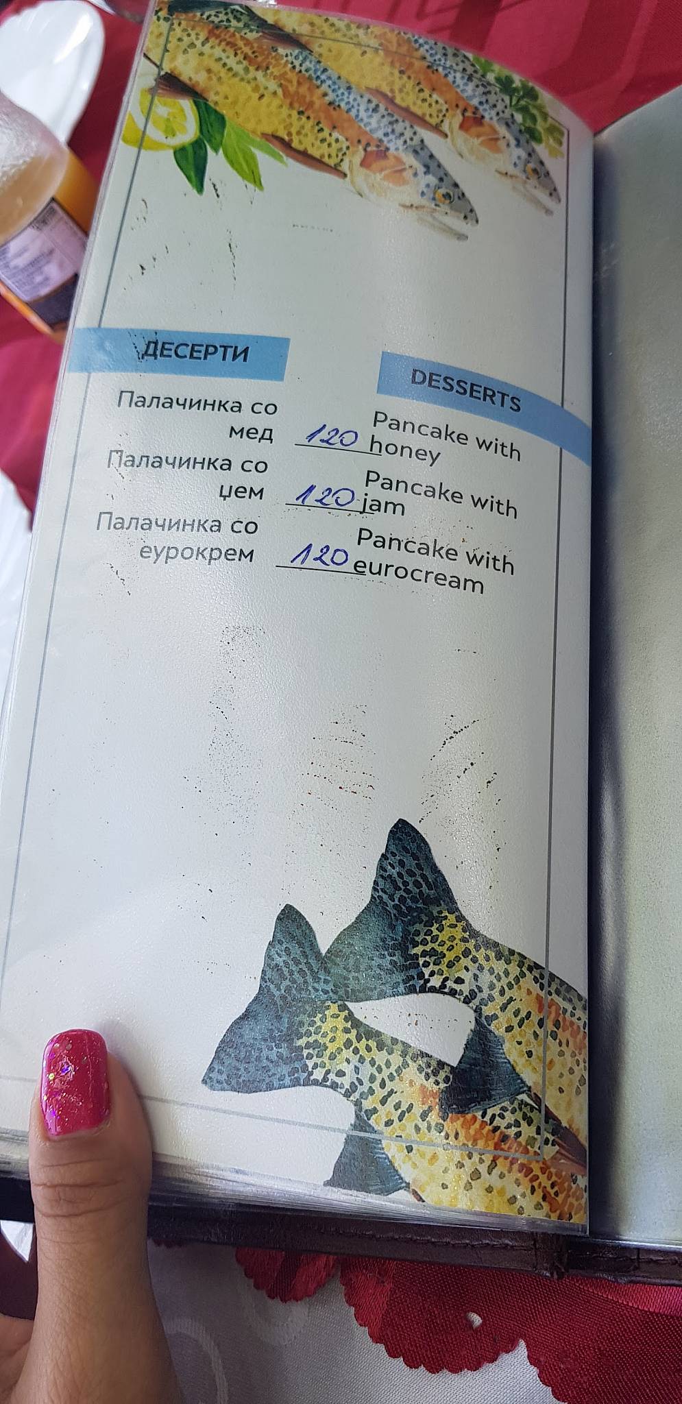 Menu de Ribar Restaurant