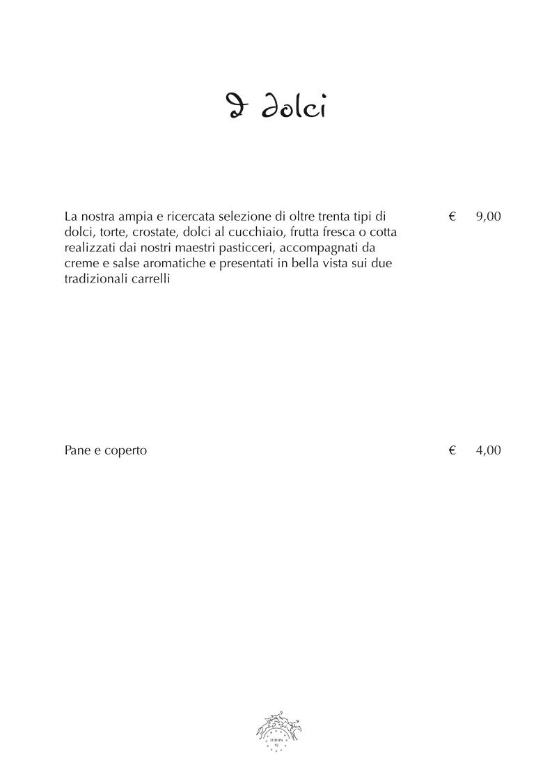 Menu di Ristorante Europa 92 Ristorante Pavarotti 