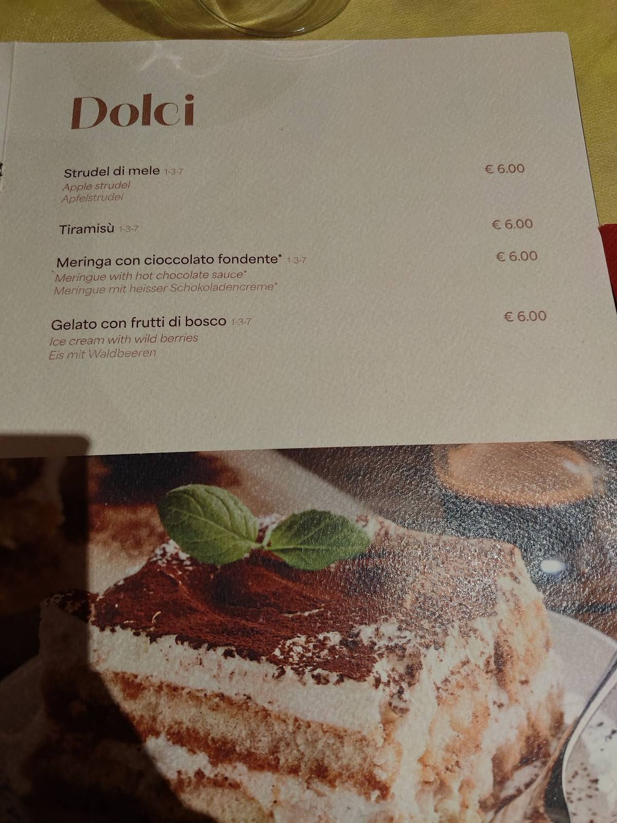 Menu di Ristorante La Cantinota 